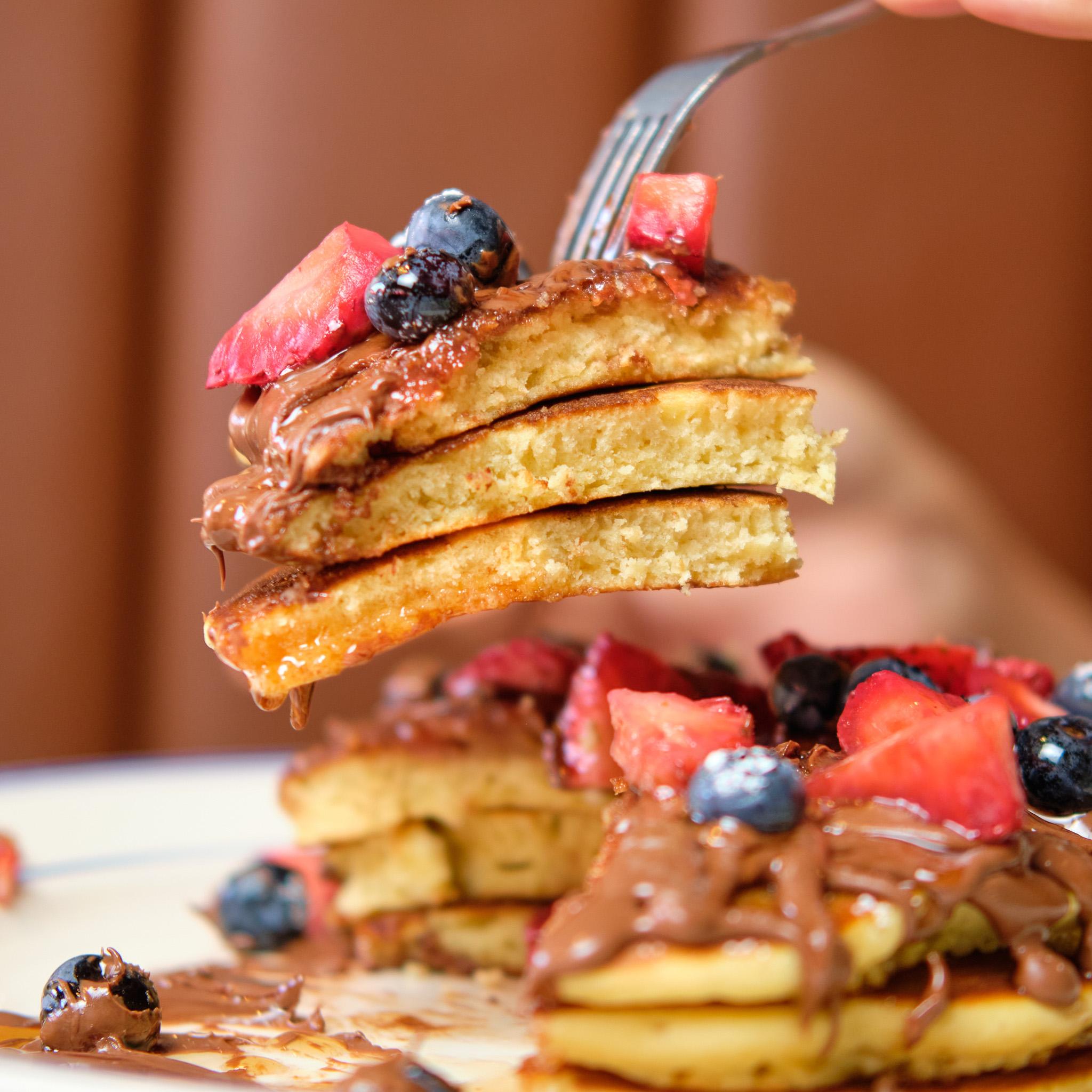 Nutella Pancakes.