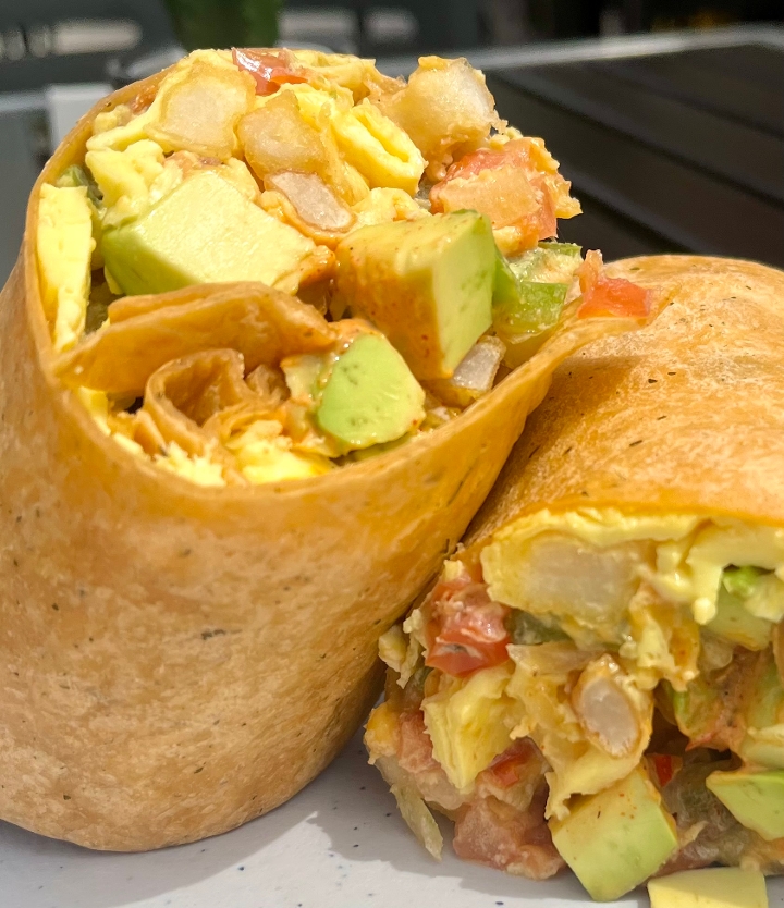 Baja Breakfast Burrito.