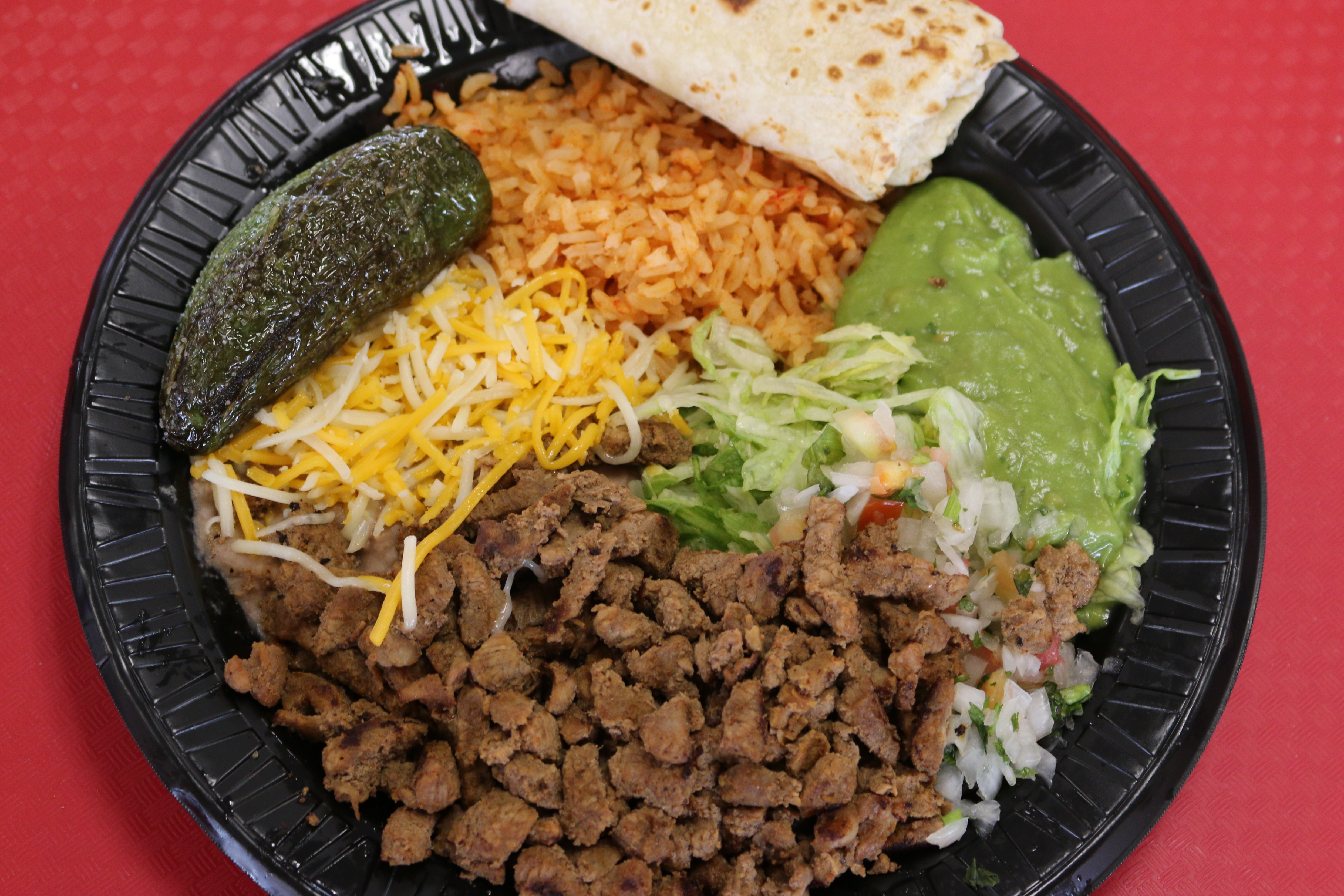 #10 Carne Asada Plate Combo.