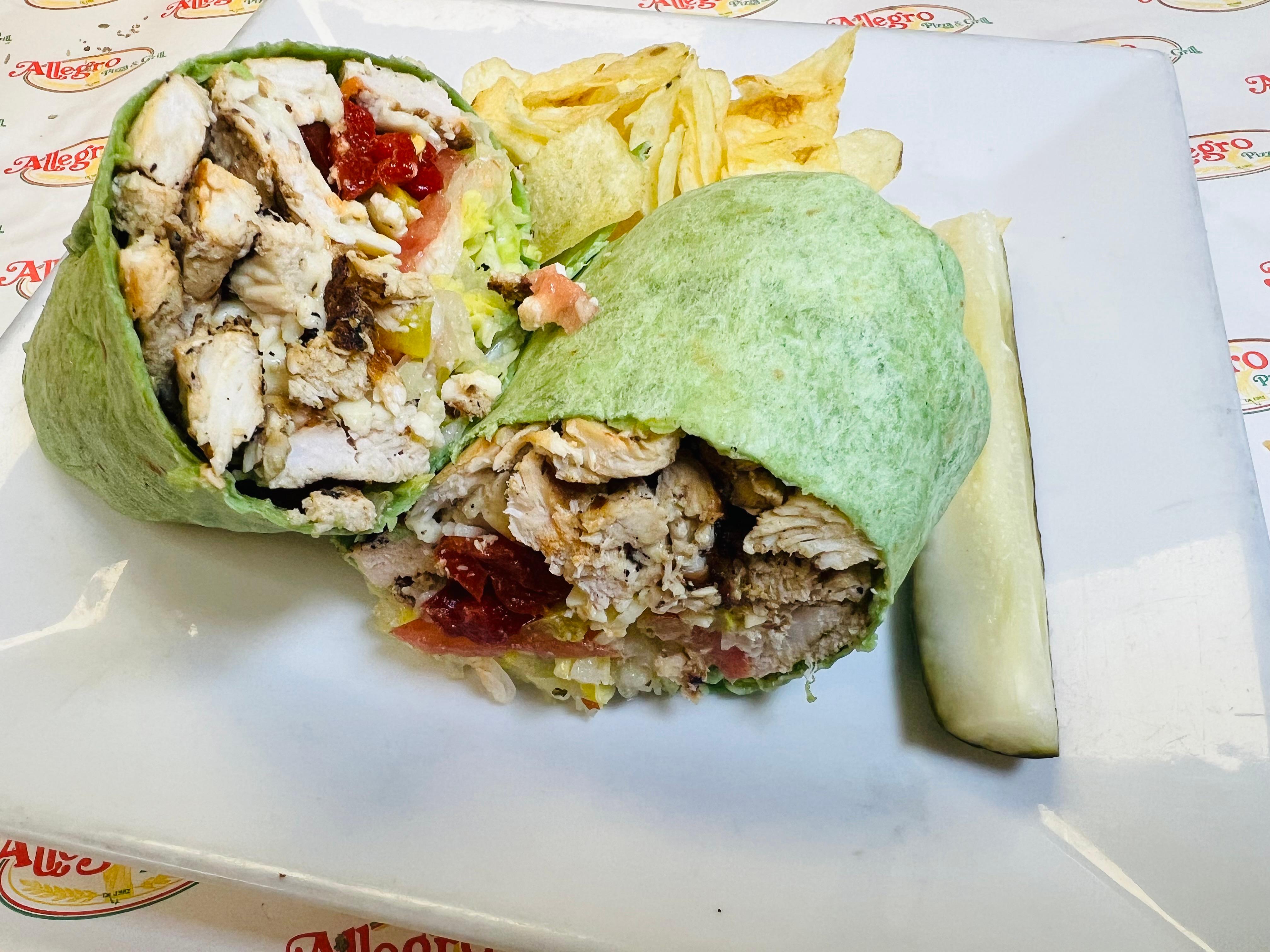 Buffalo Chicken Wrap.