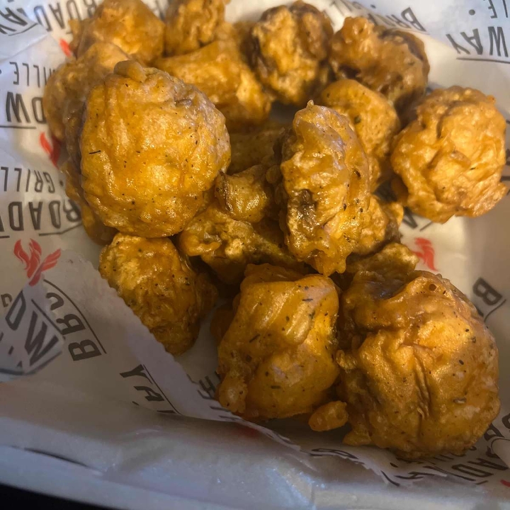 Battered Mushrooms.
