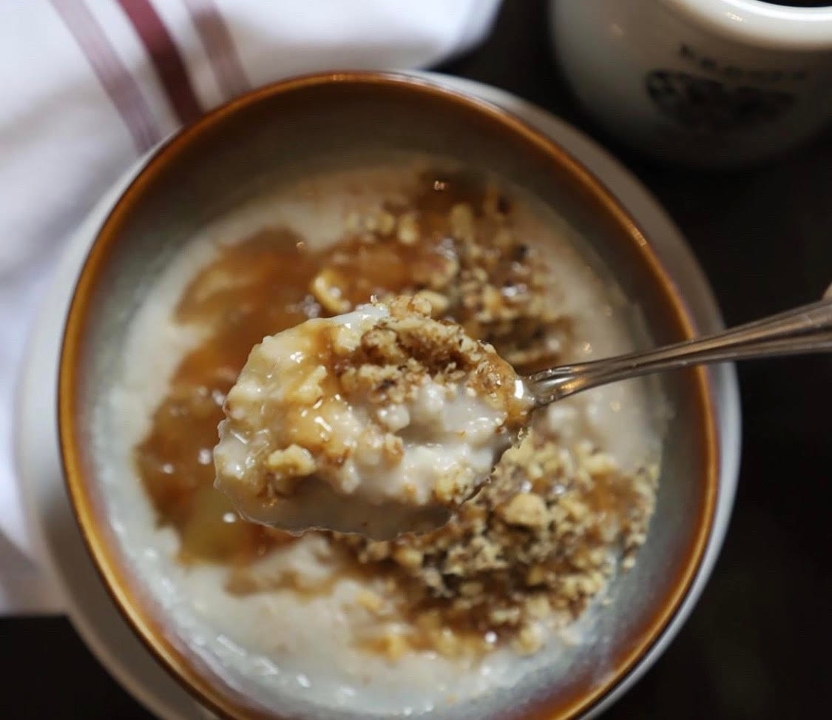 Caramel Apple Oatmeal.