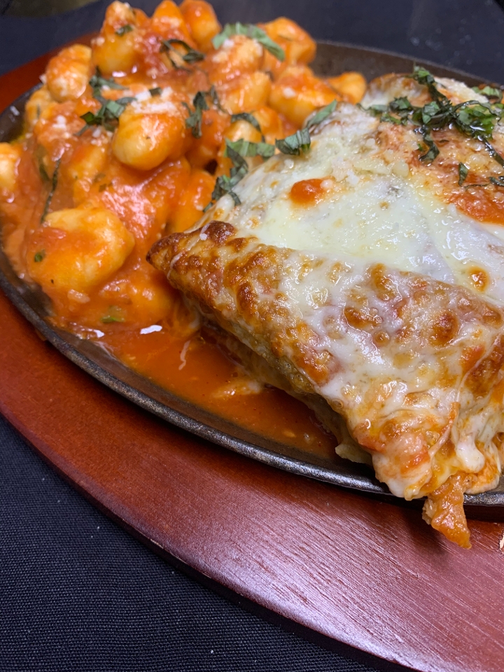 Eggplant Parm w/ Gnocchi.