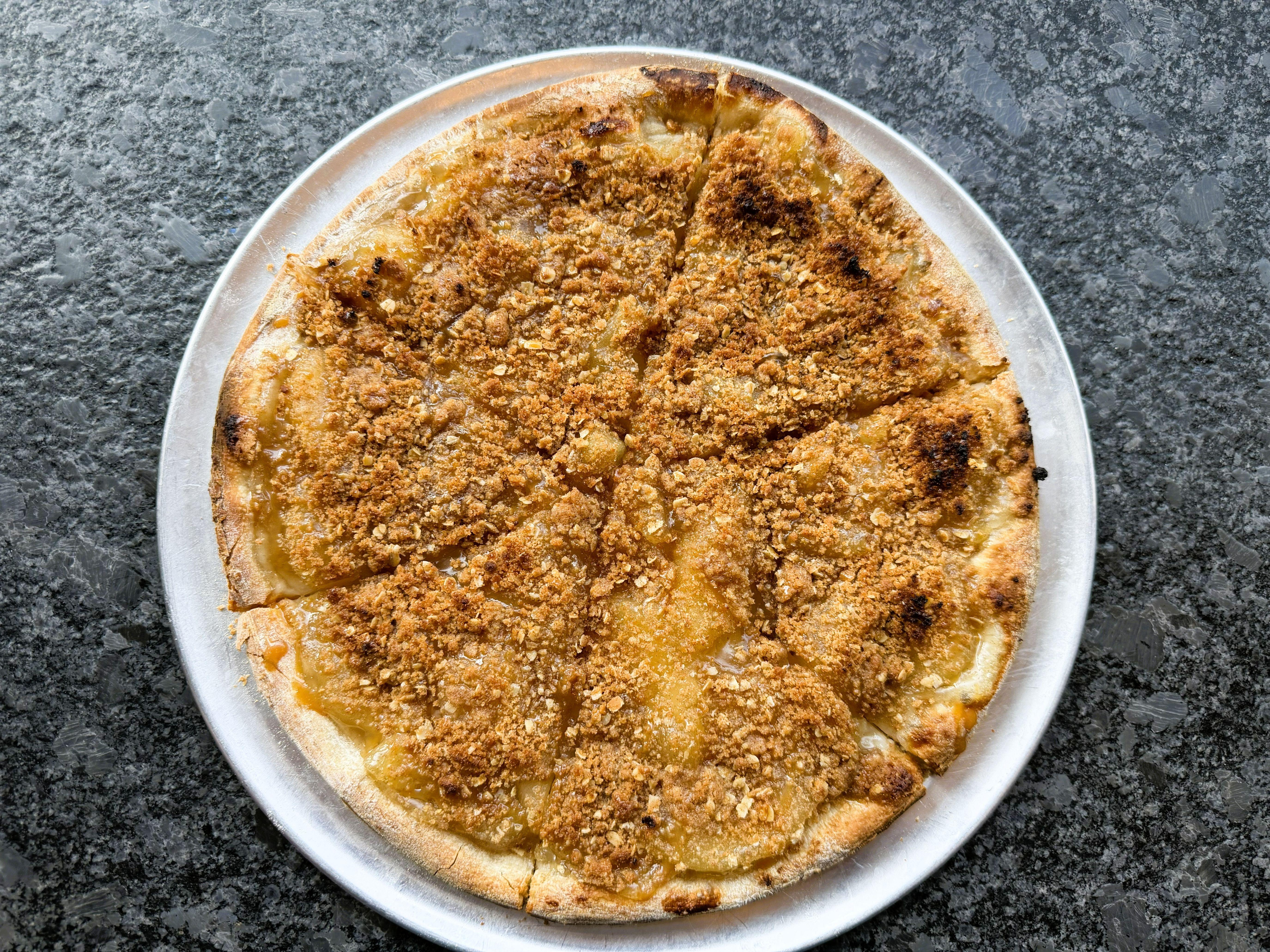 Apple Crisp Pizza.