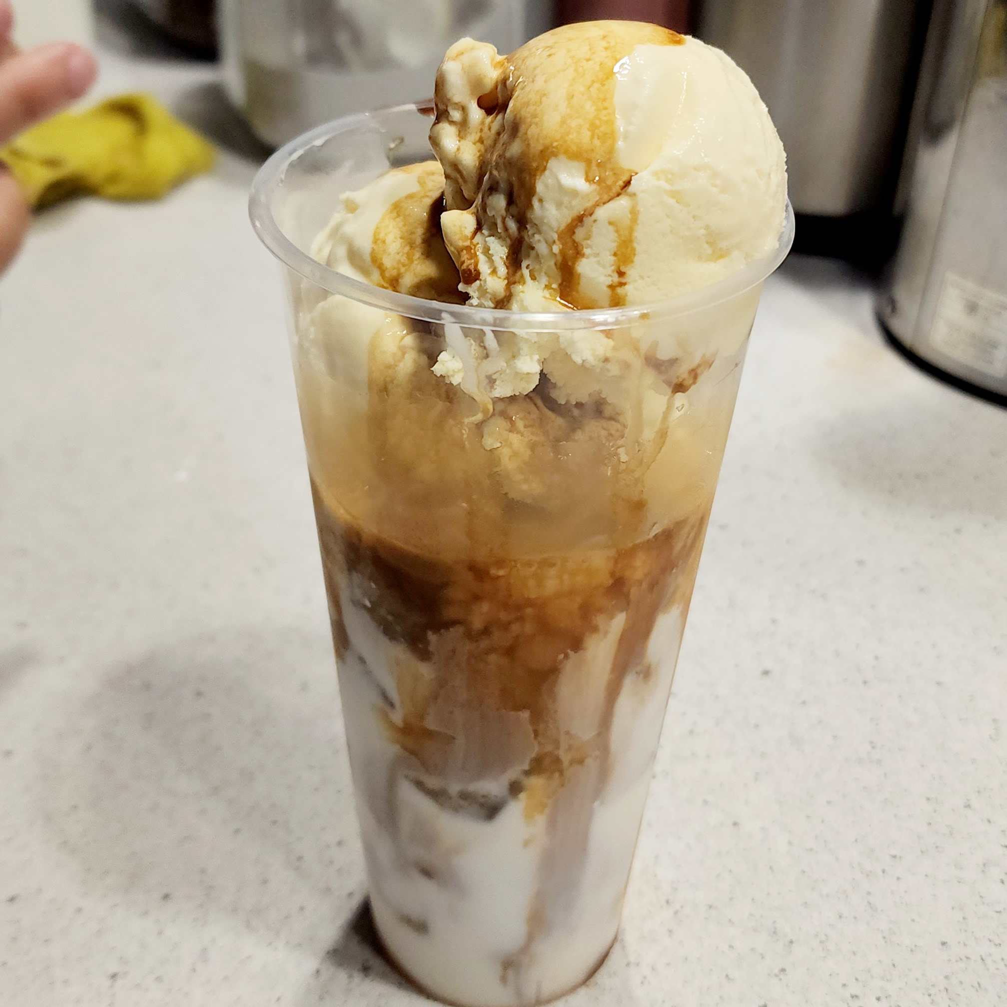 Affogato Coffee Latte.