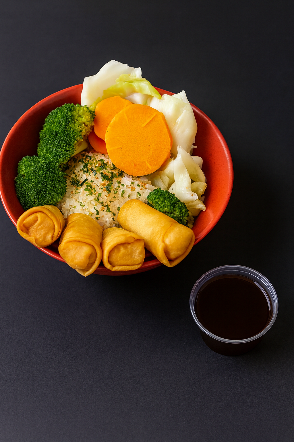 Veggie Egg Roll Bowl.