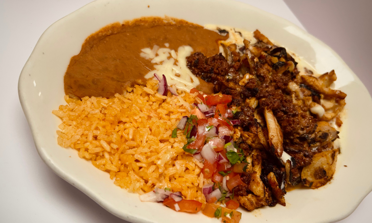 Lunch chori pollo.