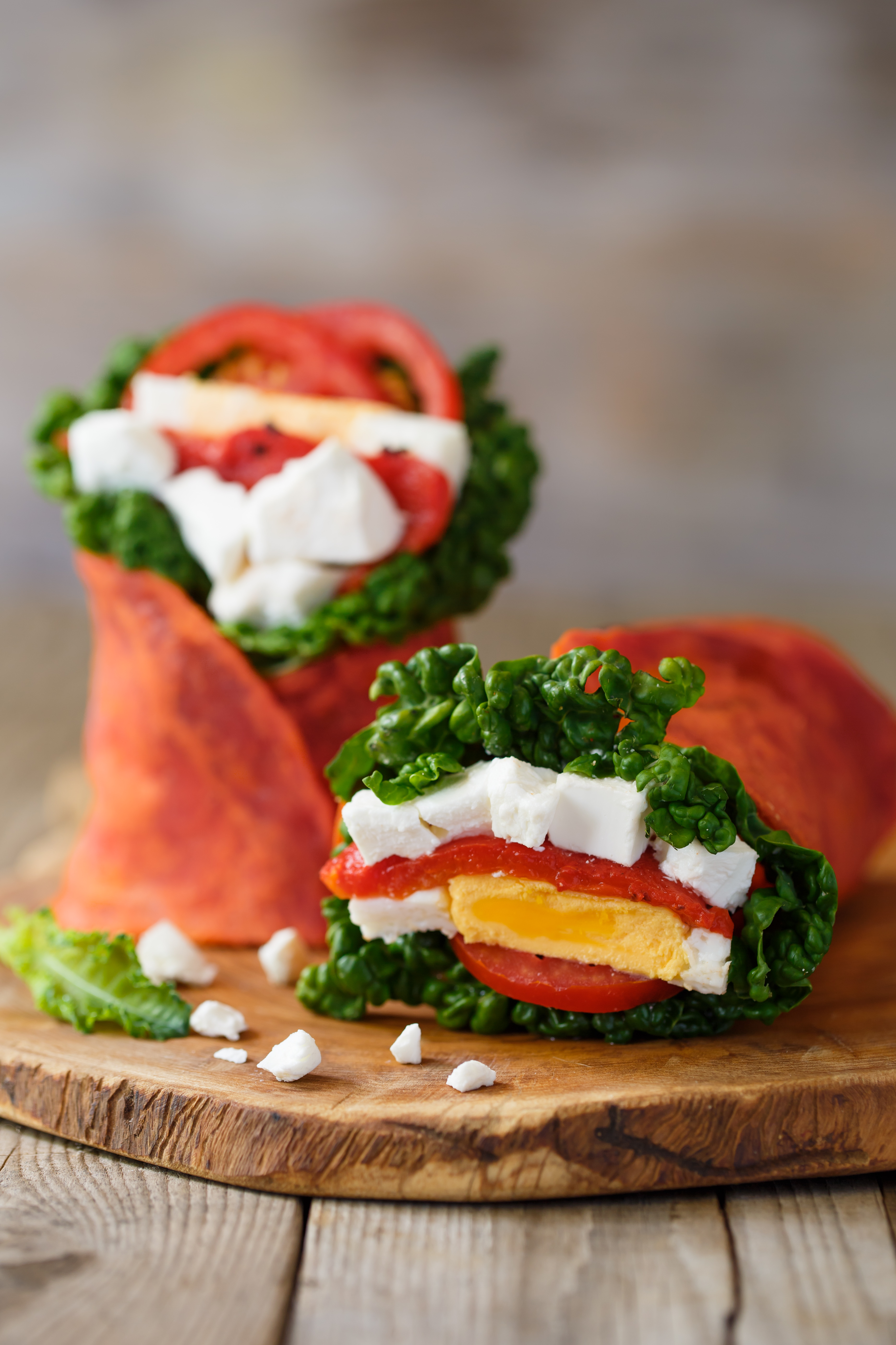 Vegetarian Egg Wrap.