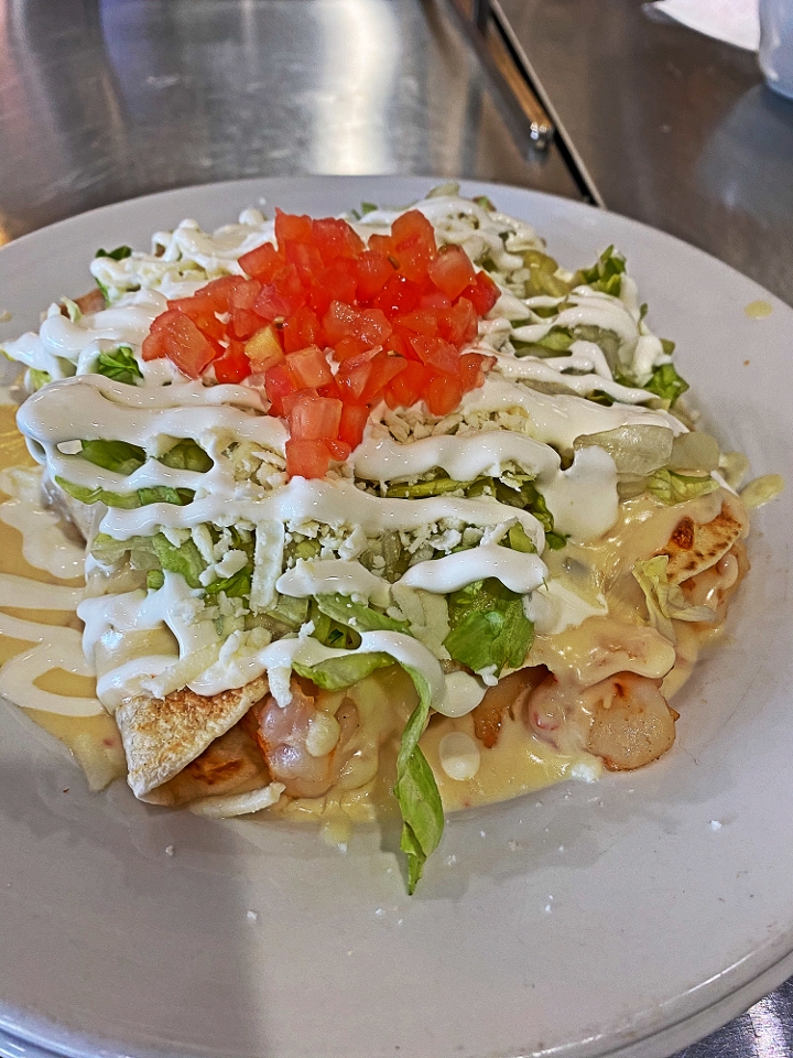 Shrimp Enchiladas.