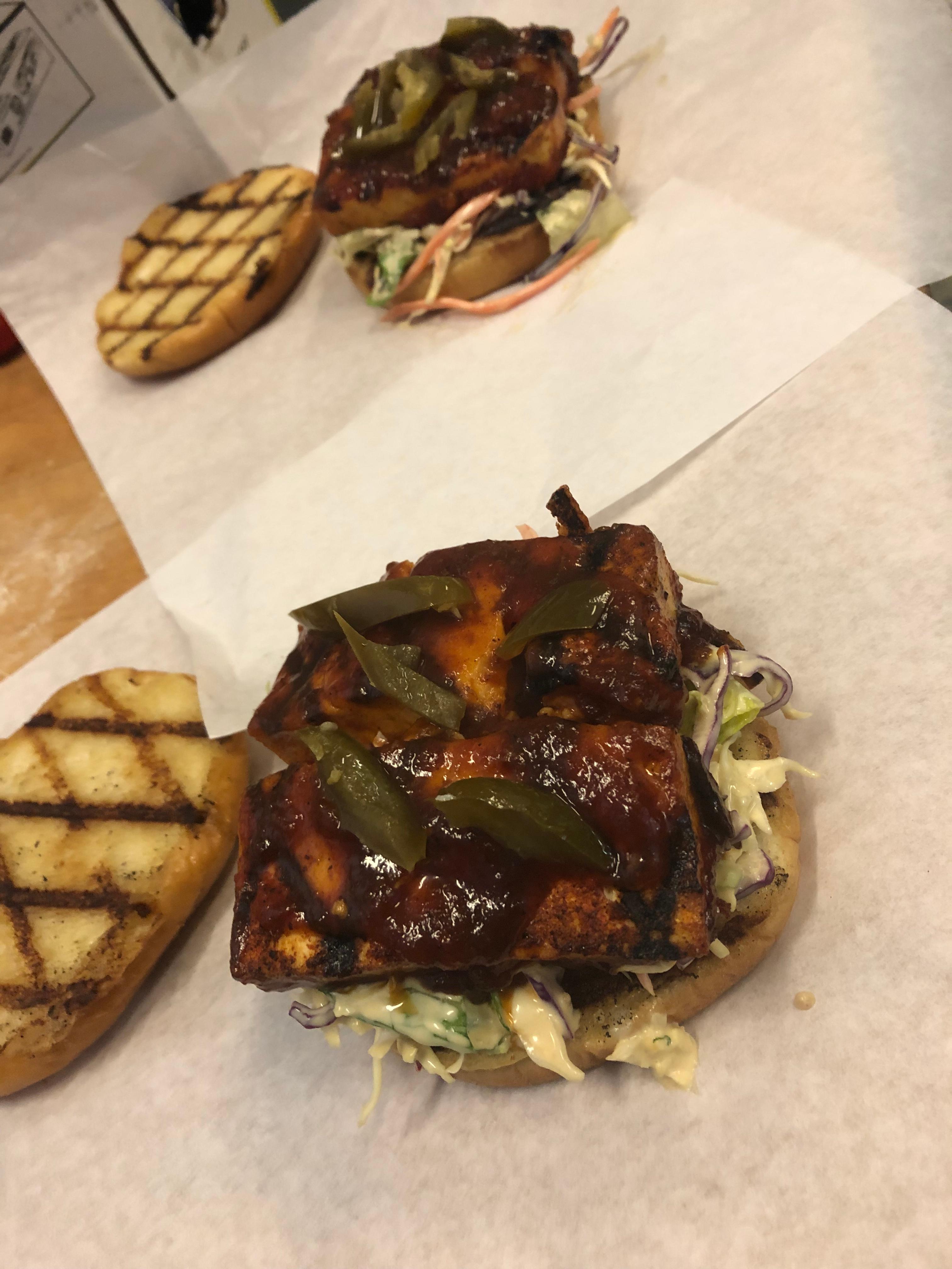 Tofu Sandwich (Vegan Options).