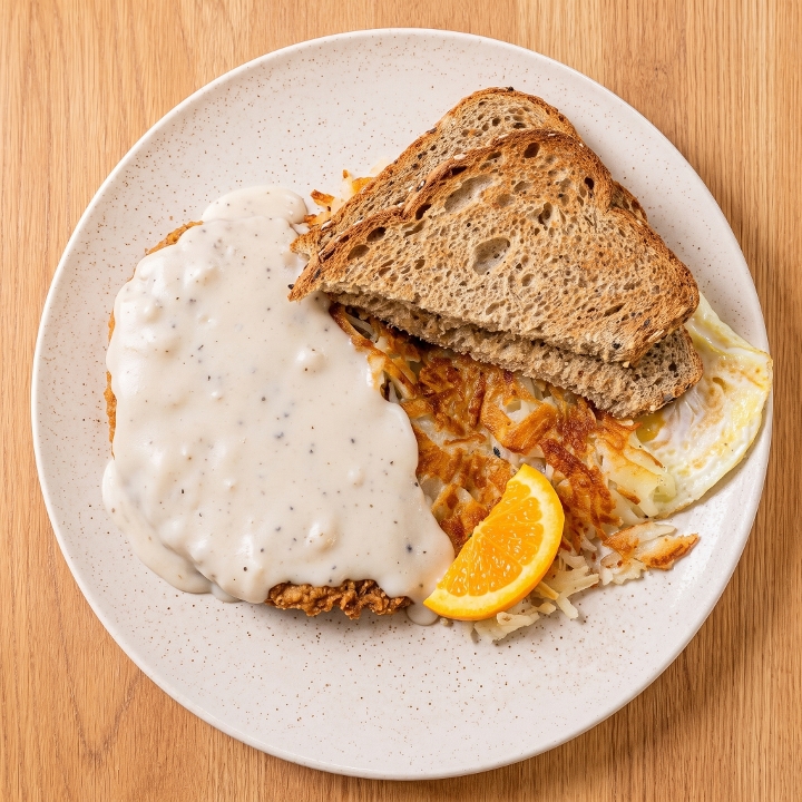 Chicken Fried Steak & Eggs.