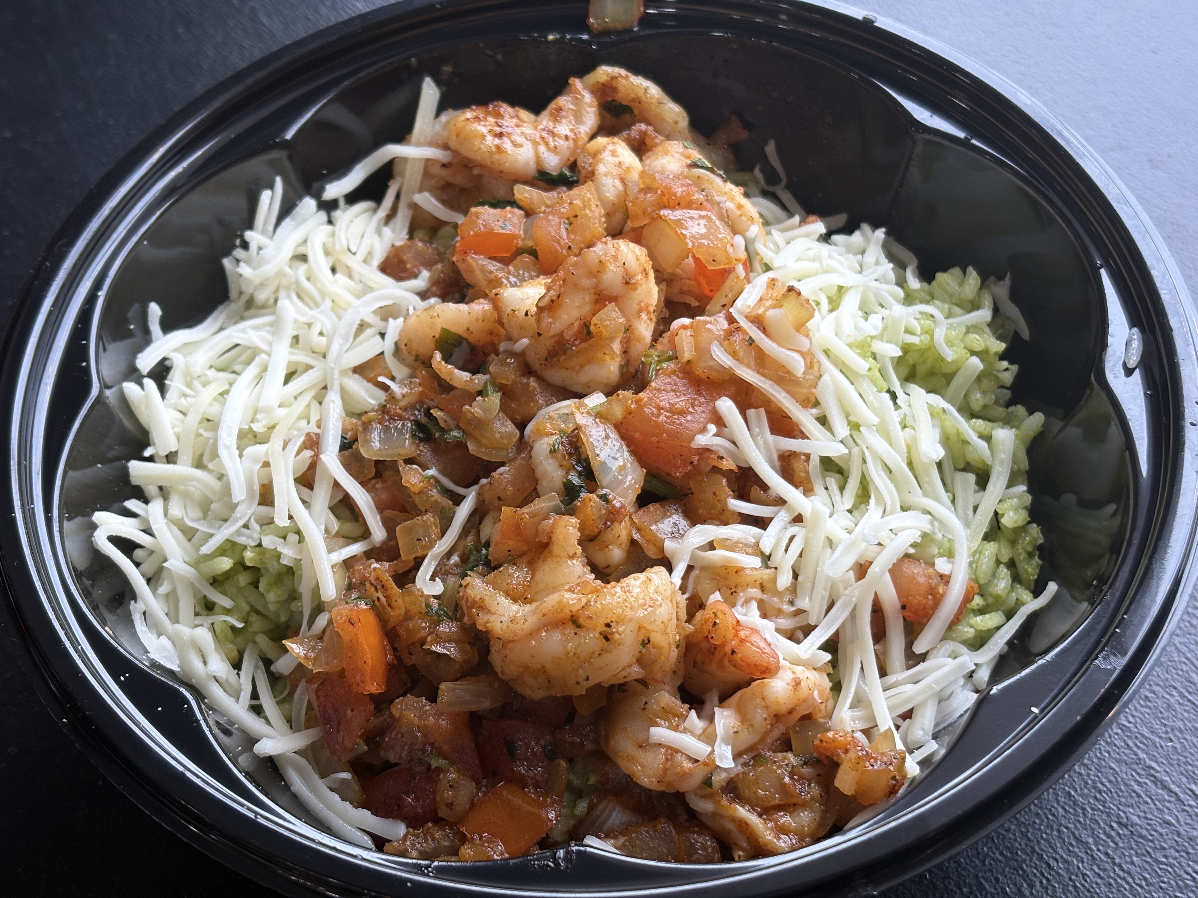 Zesty Garlic Shrimp Bowl.