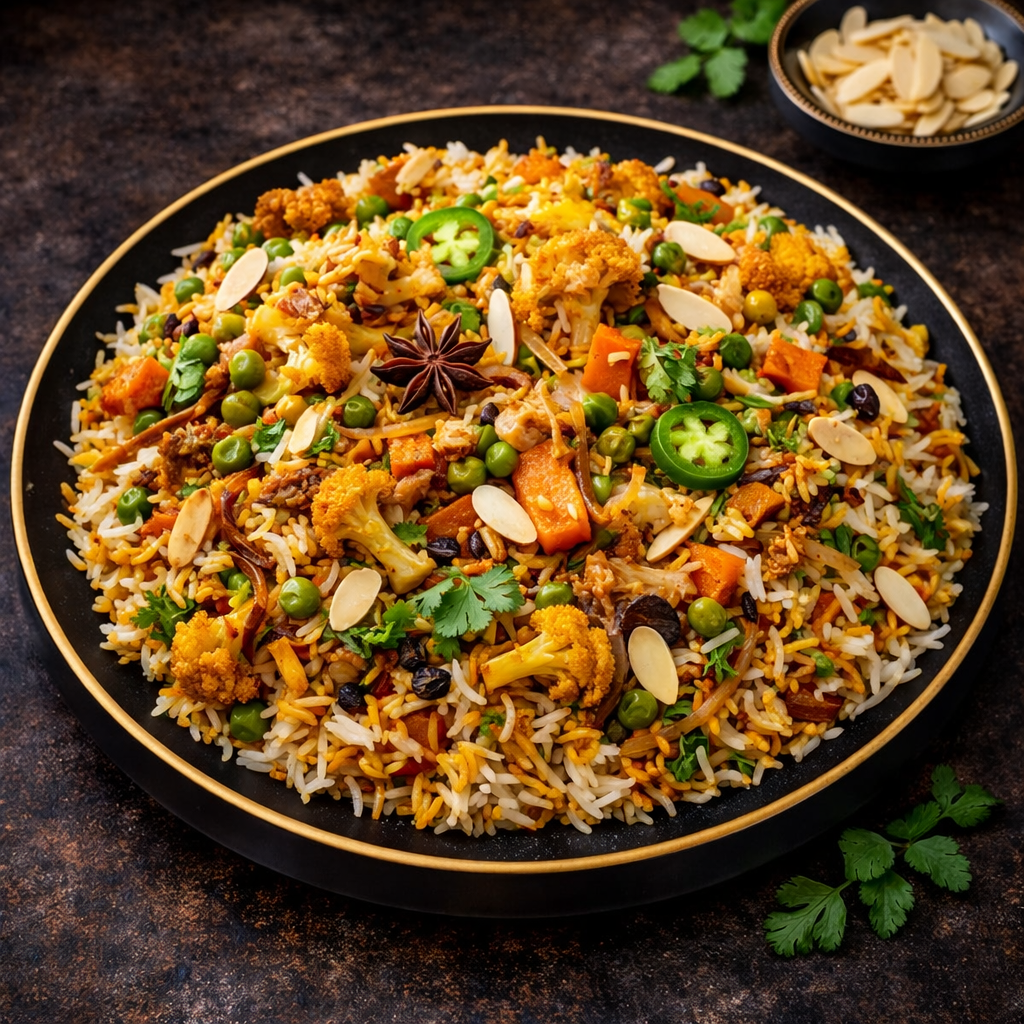 Veg Biryani.
