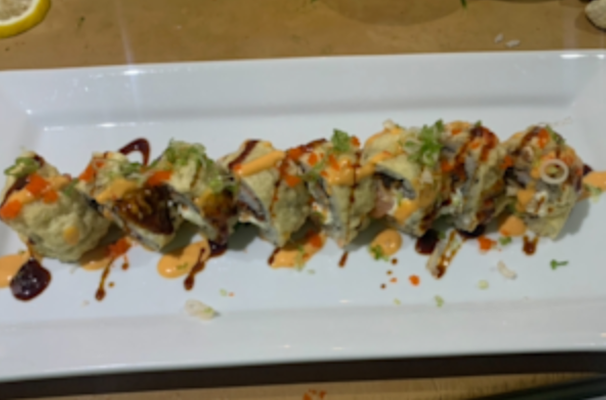 Tempura Spicy Tuna Roll.