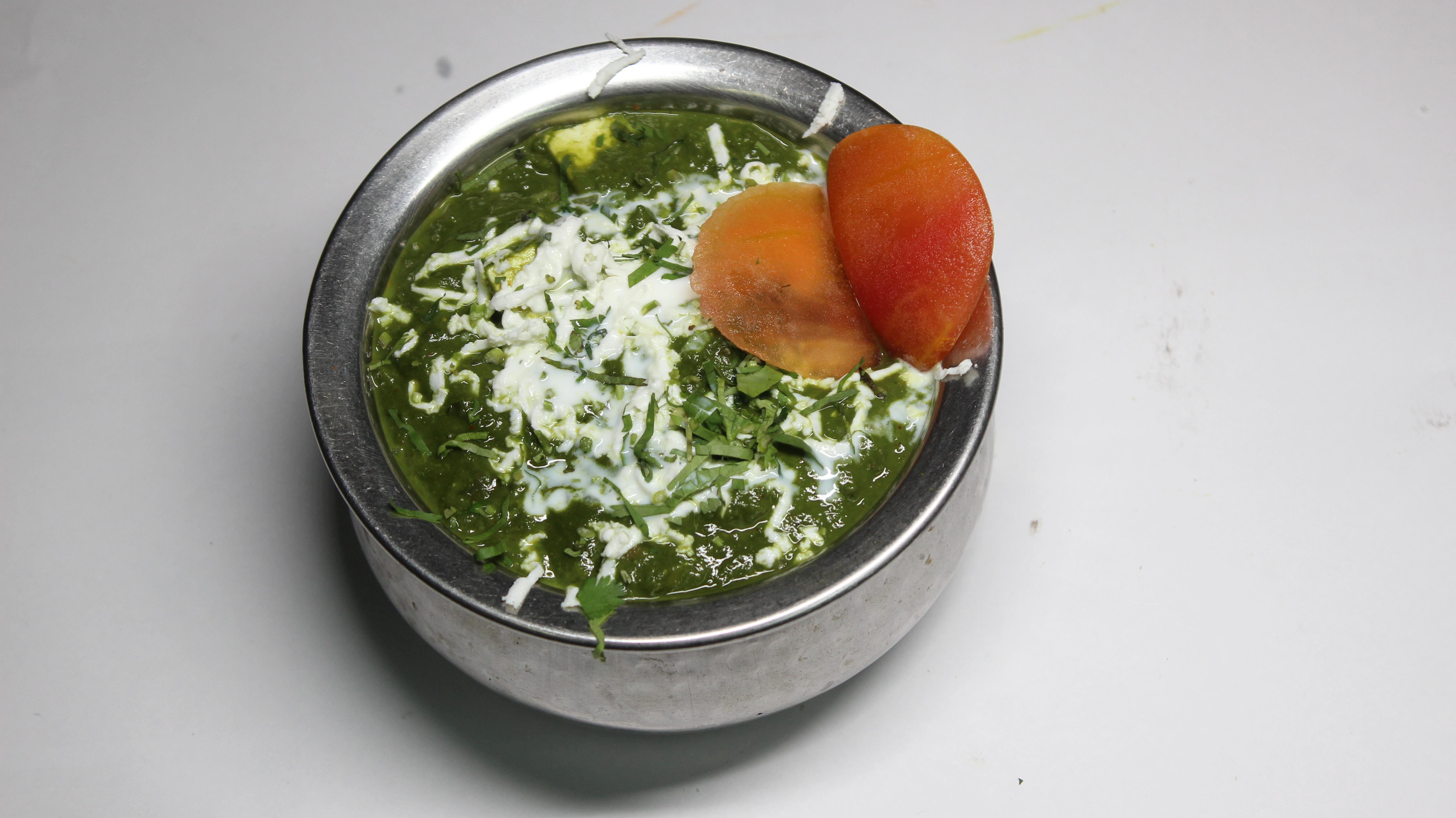 Palak Paneer.