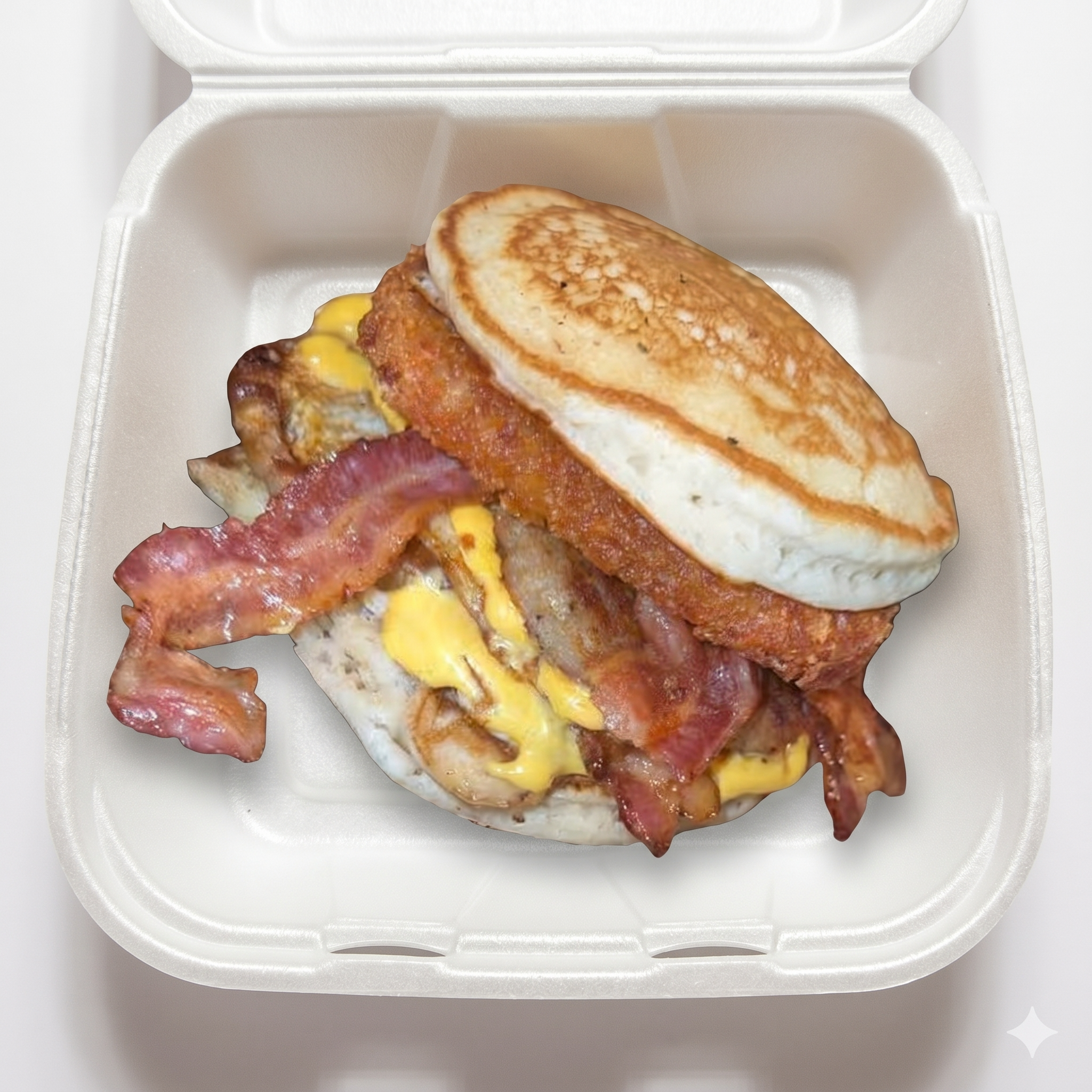Pancake Burger.