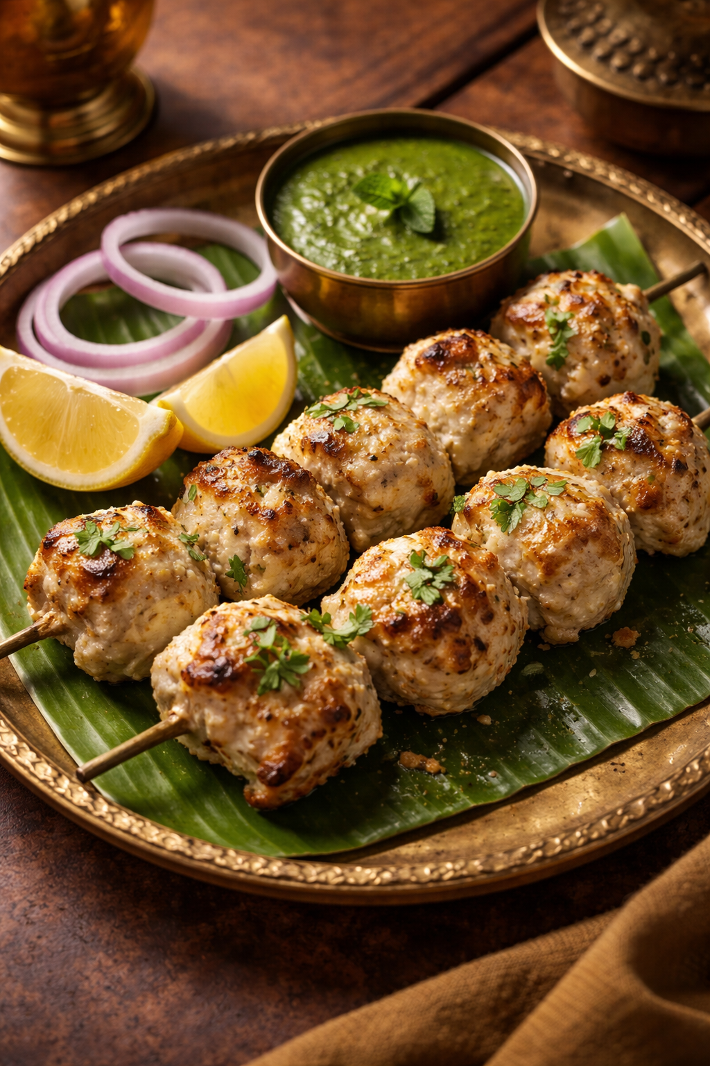 Murg Malai Kebab.