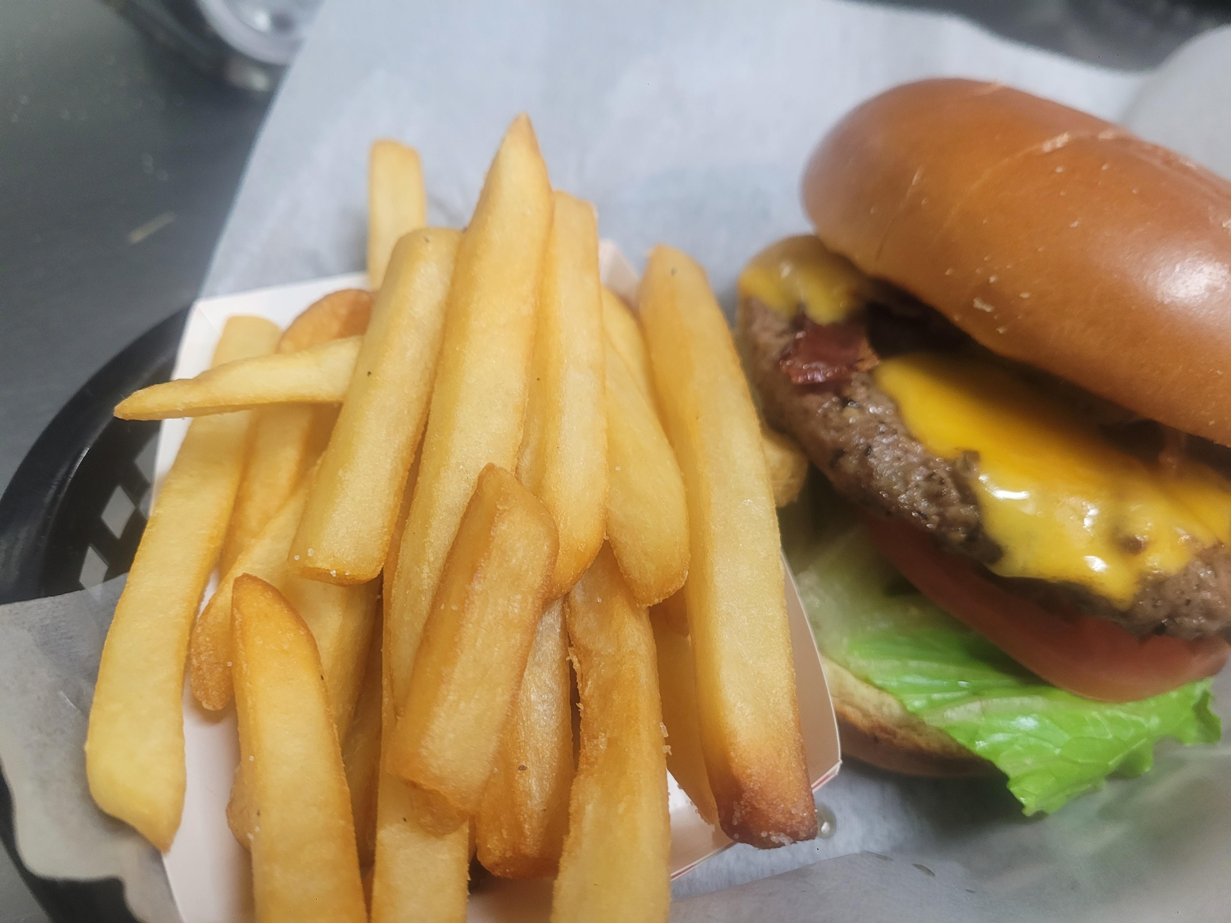 Bacon Cheddar Burger.