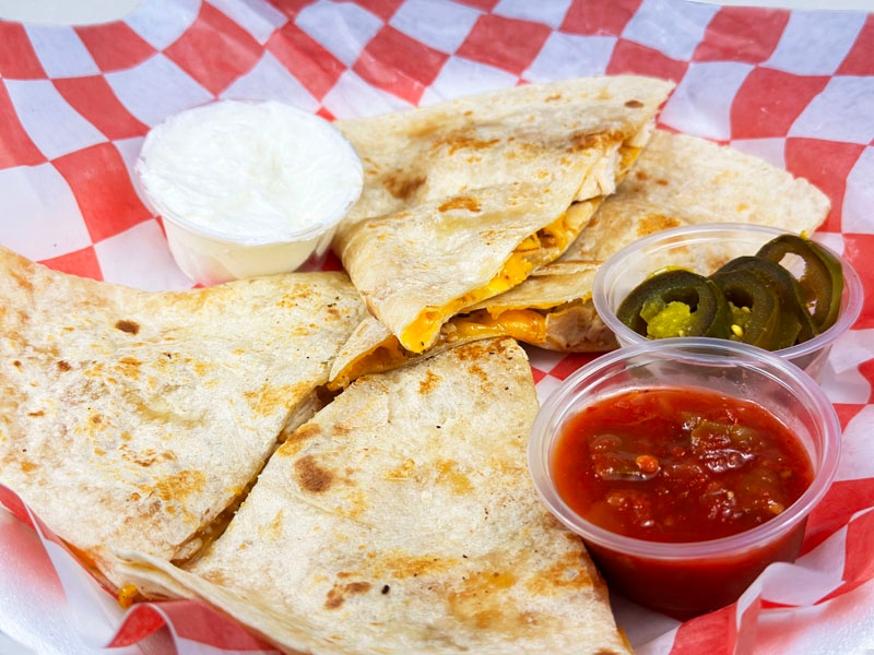 Chicken Quesadilla.