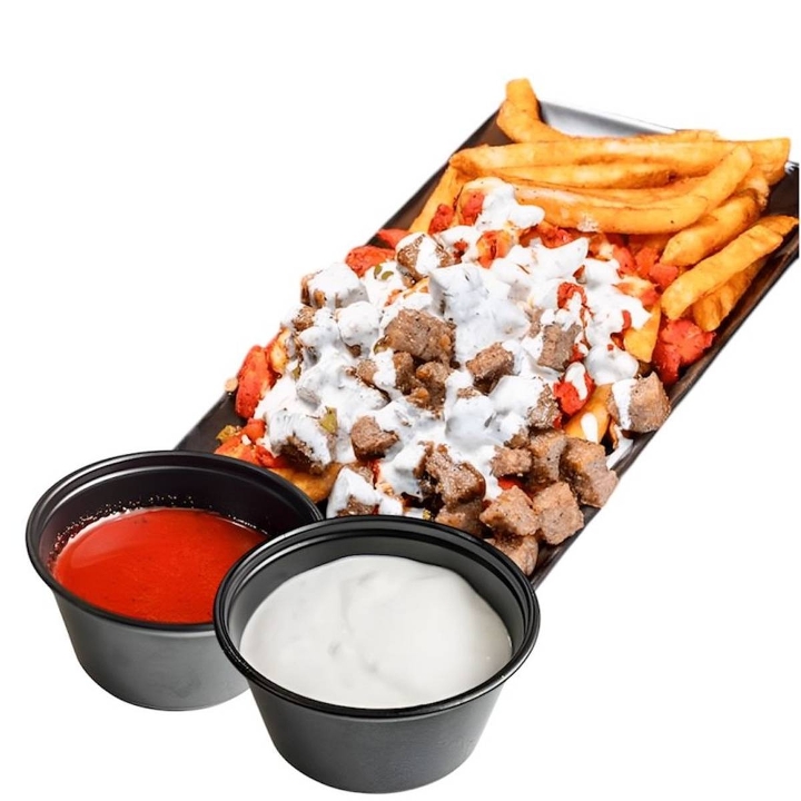 Lamb Over Fries.