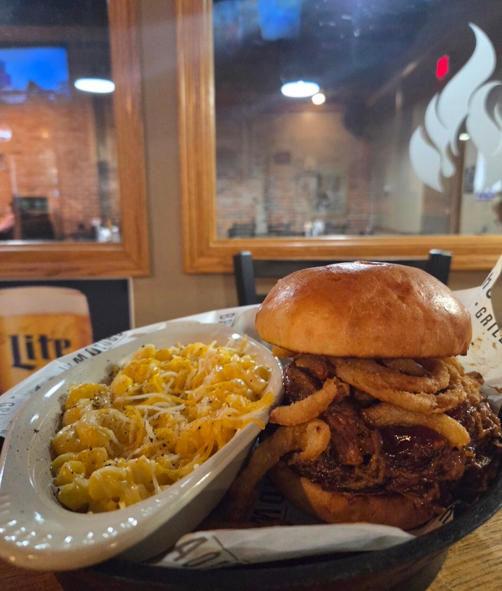 Pulled Pork Sandwich.