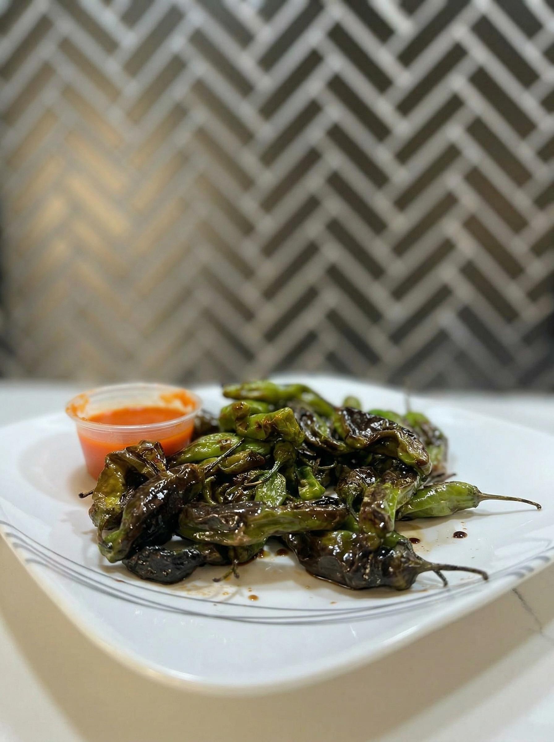 Blistered Shishito Peppers.