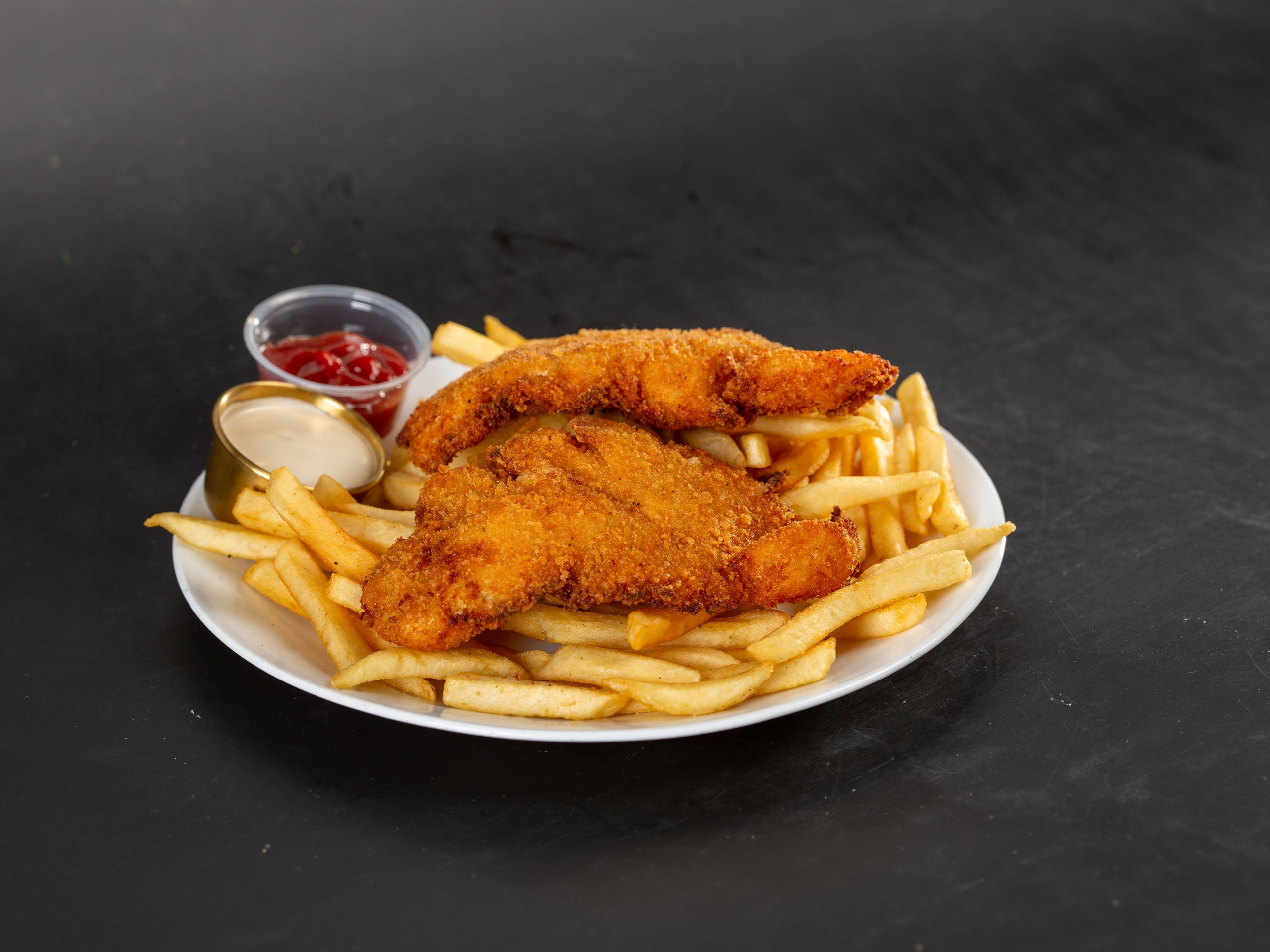 Chicken Cream Chop Plate / طبق كريم تشوب دجاج.
