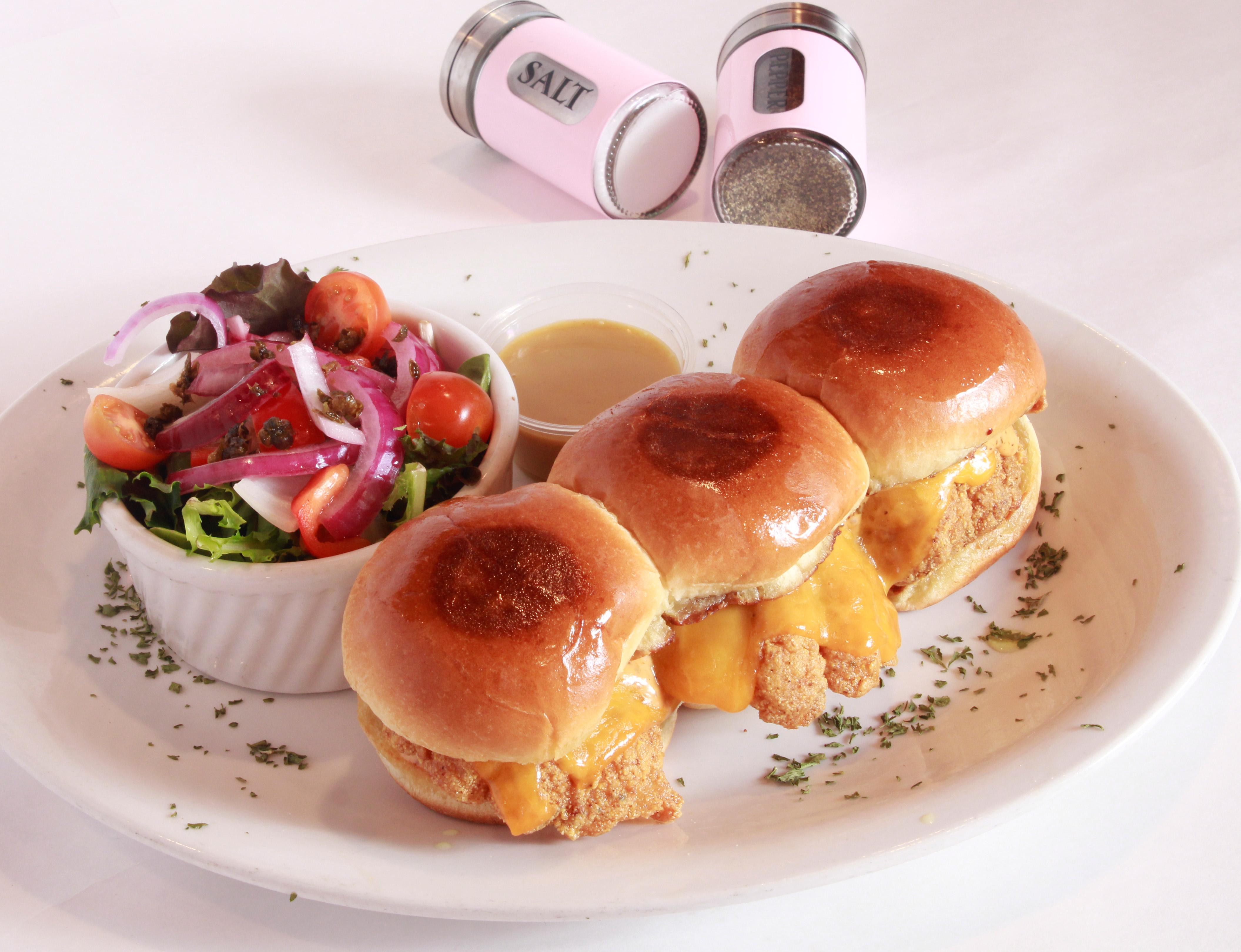 Crispy Catfish Sliders.