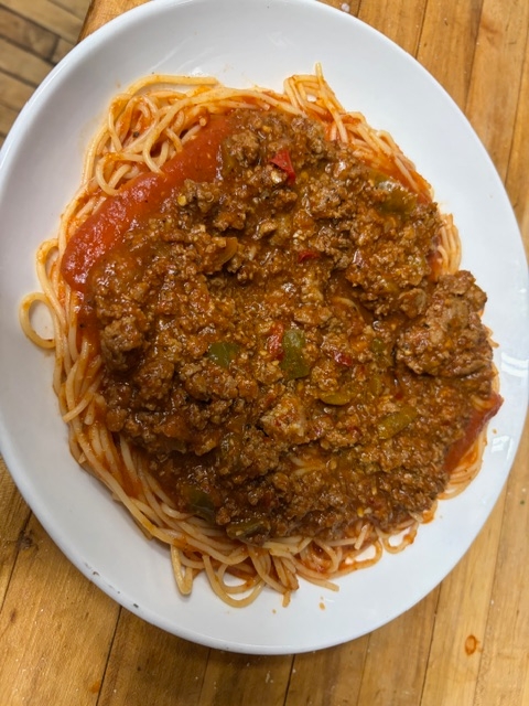 Bolognese Spaghetti.