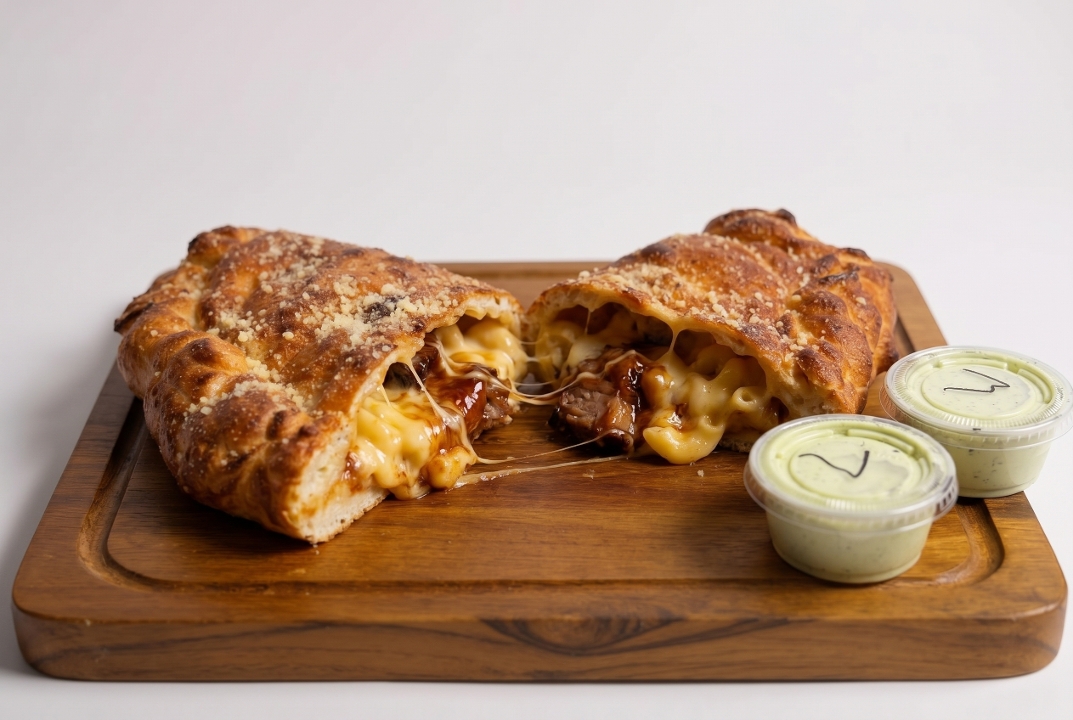 🥩 Brisket Mac Calzone.