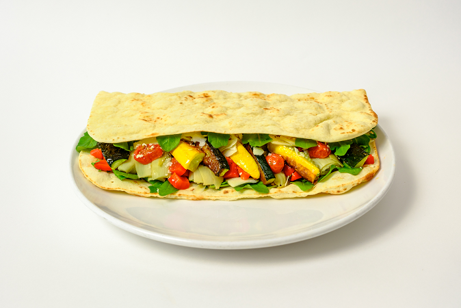 Vegetarian piadina.