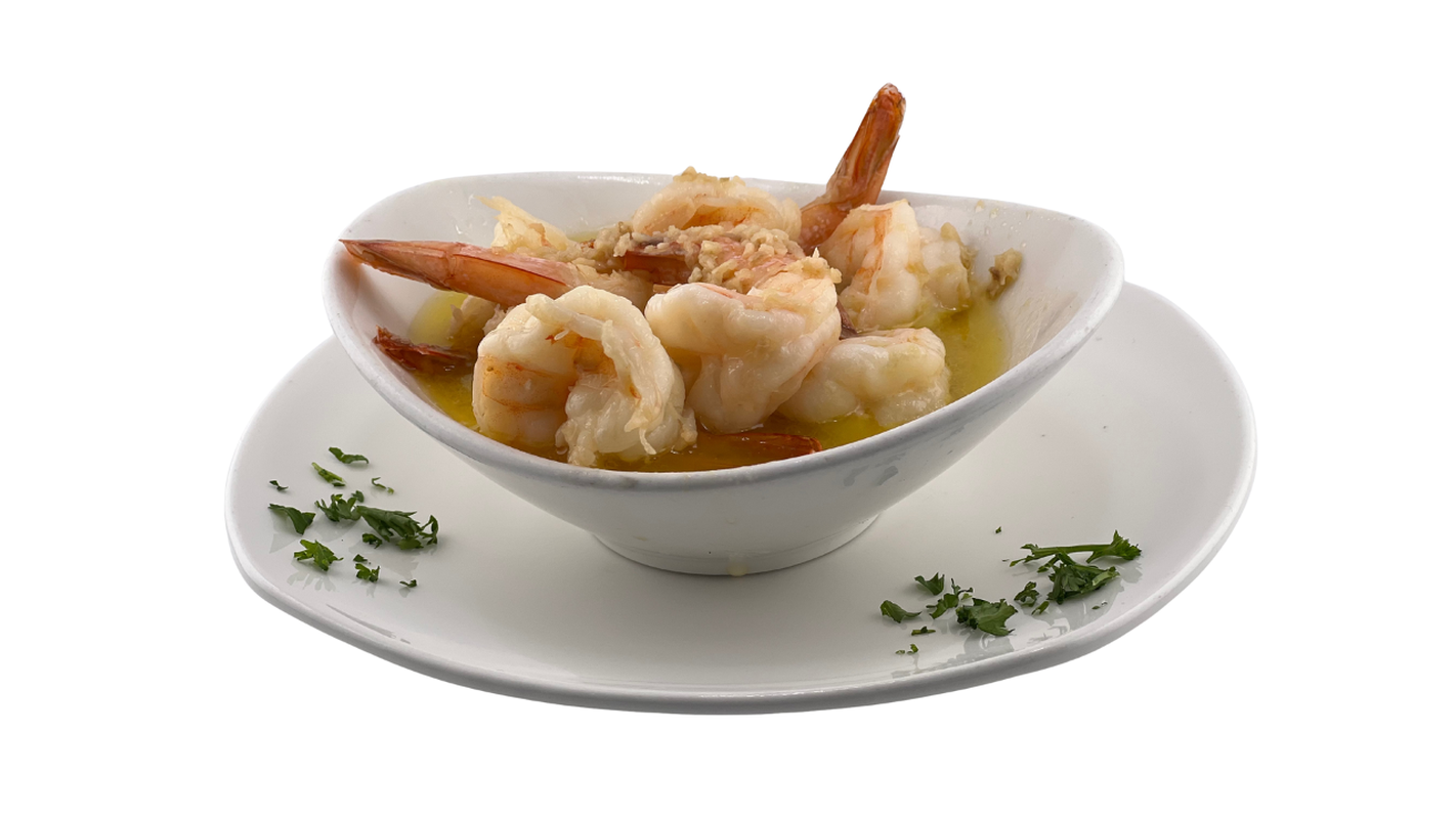 Shrimp in Garlic Sauce Dinner.