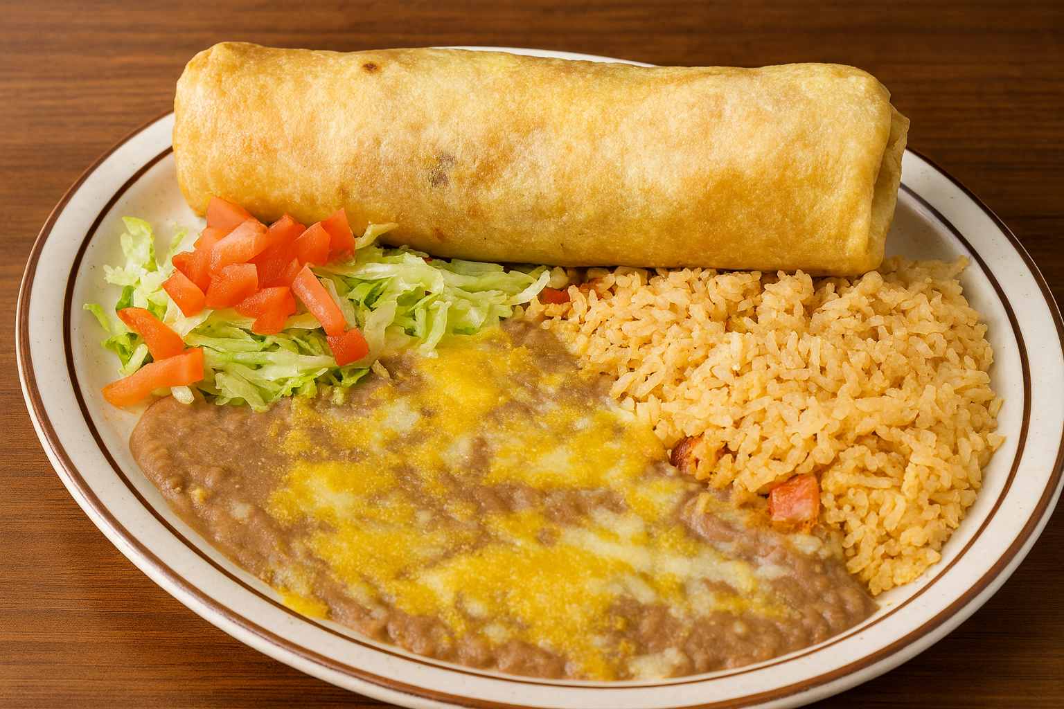 #7 Burrito Dinner.
