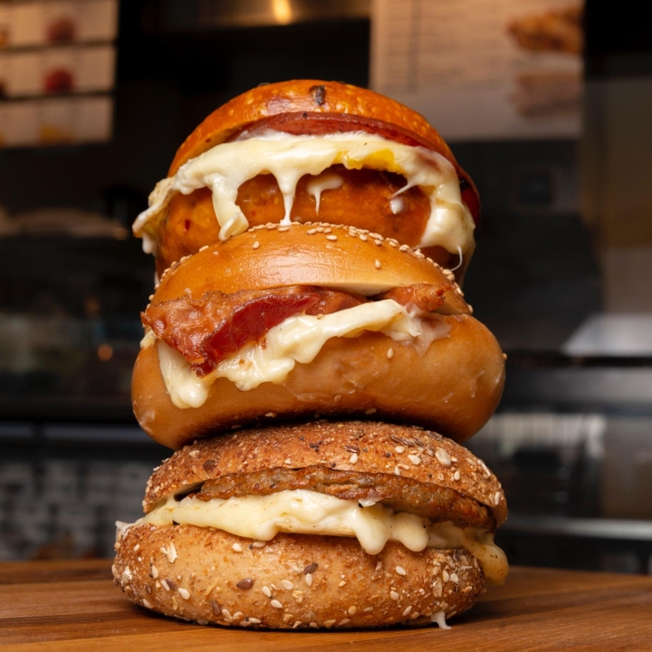 Meat, Egg, & Cheese Bagel.
