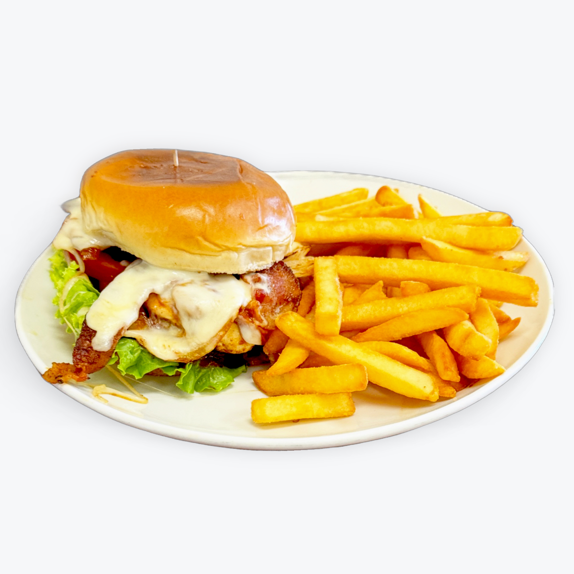 BBQ CHICKEN SANDWICH.