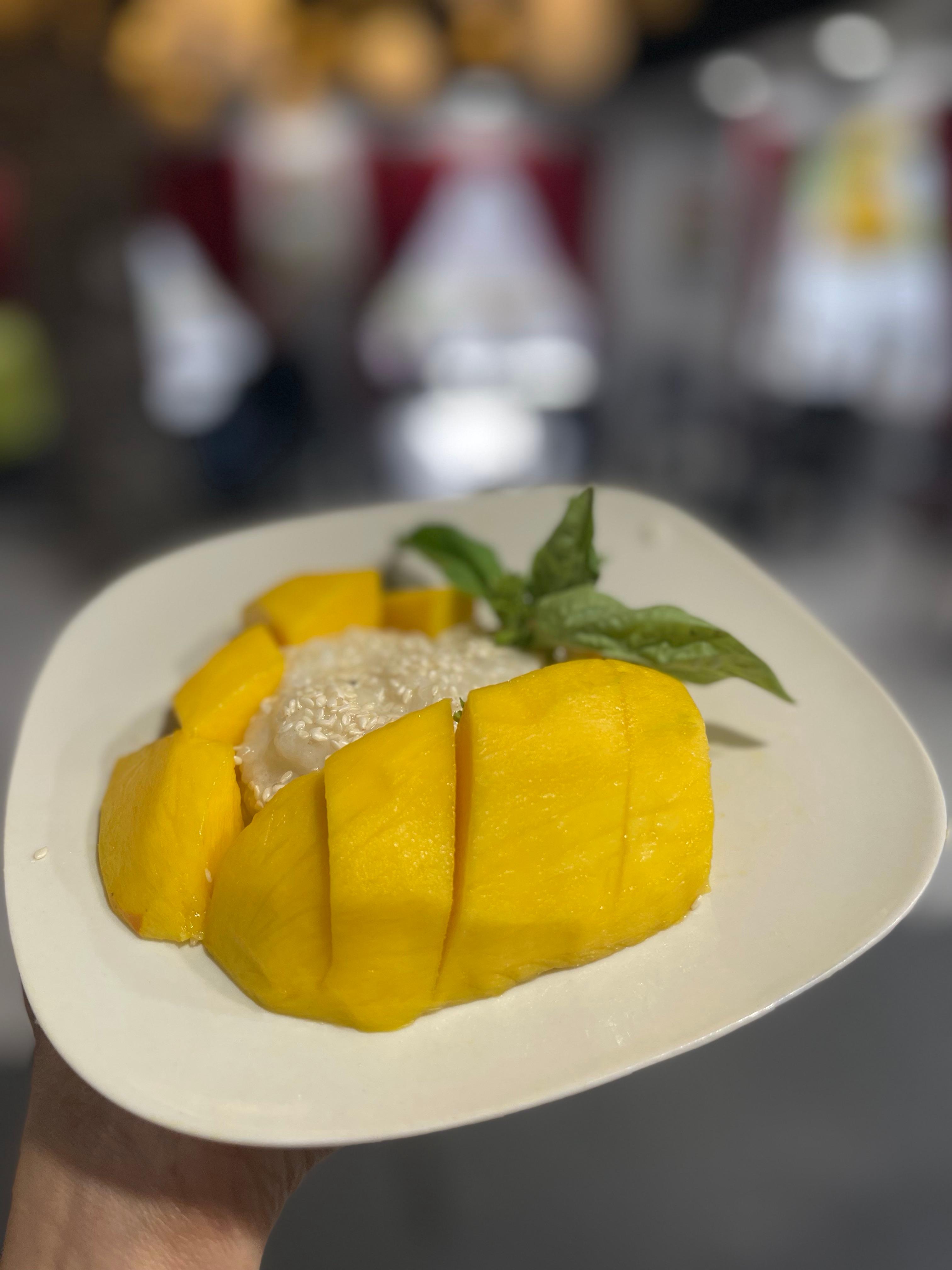 Sweet Mango with Coconut Sticky Rice.