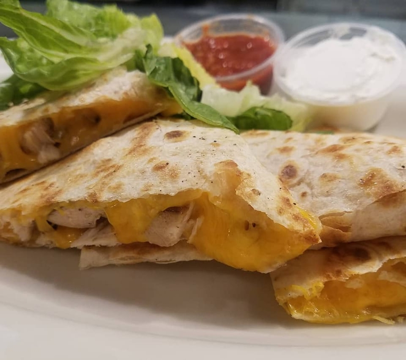 Chicken Quesadilla.