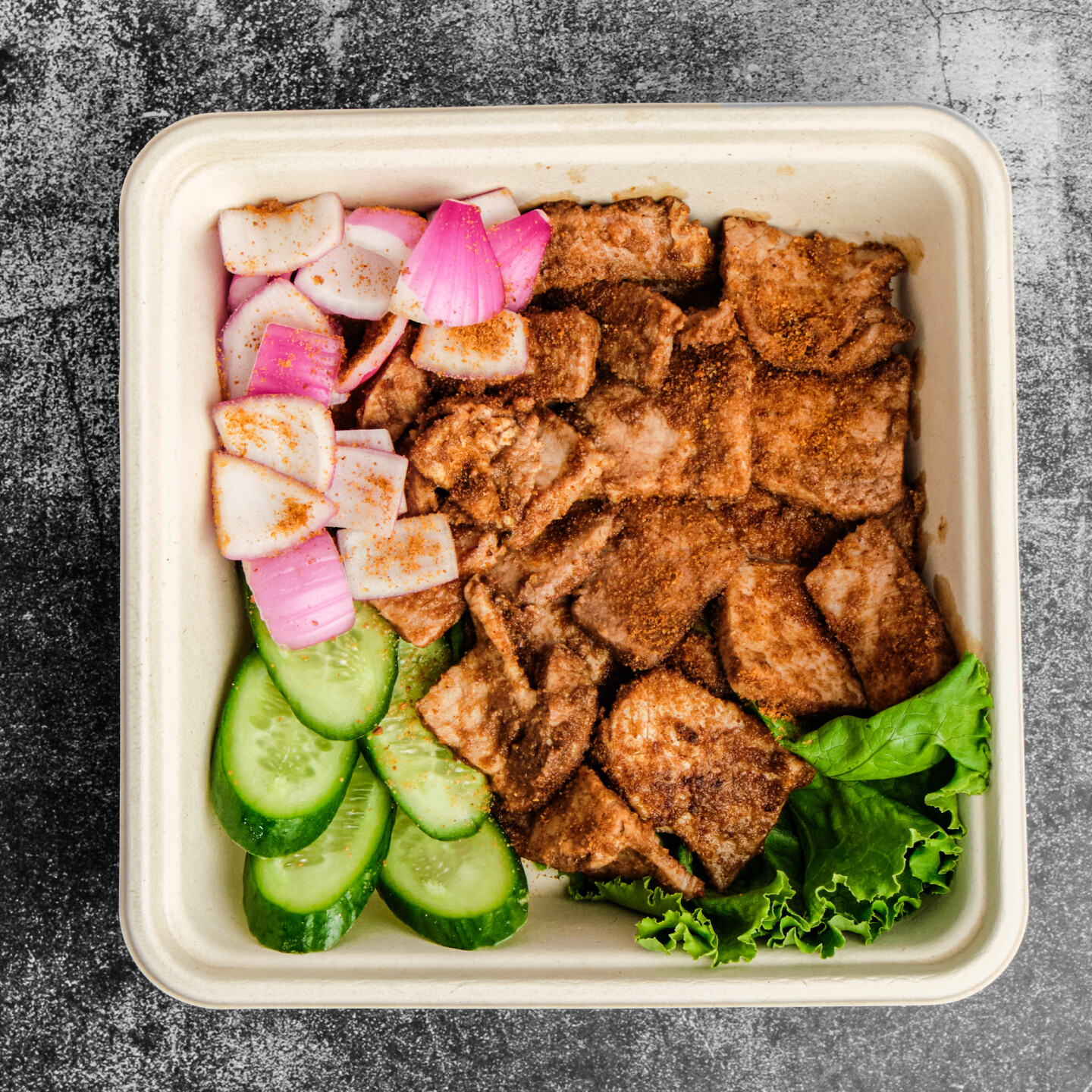 Steak Suya Plate.