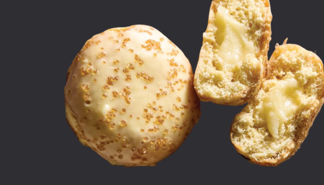 Creme Brûlée Filled Donut.