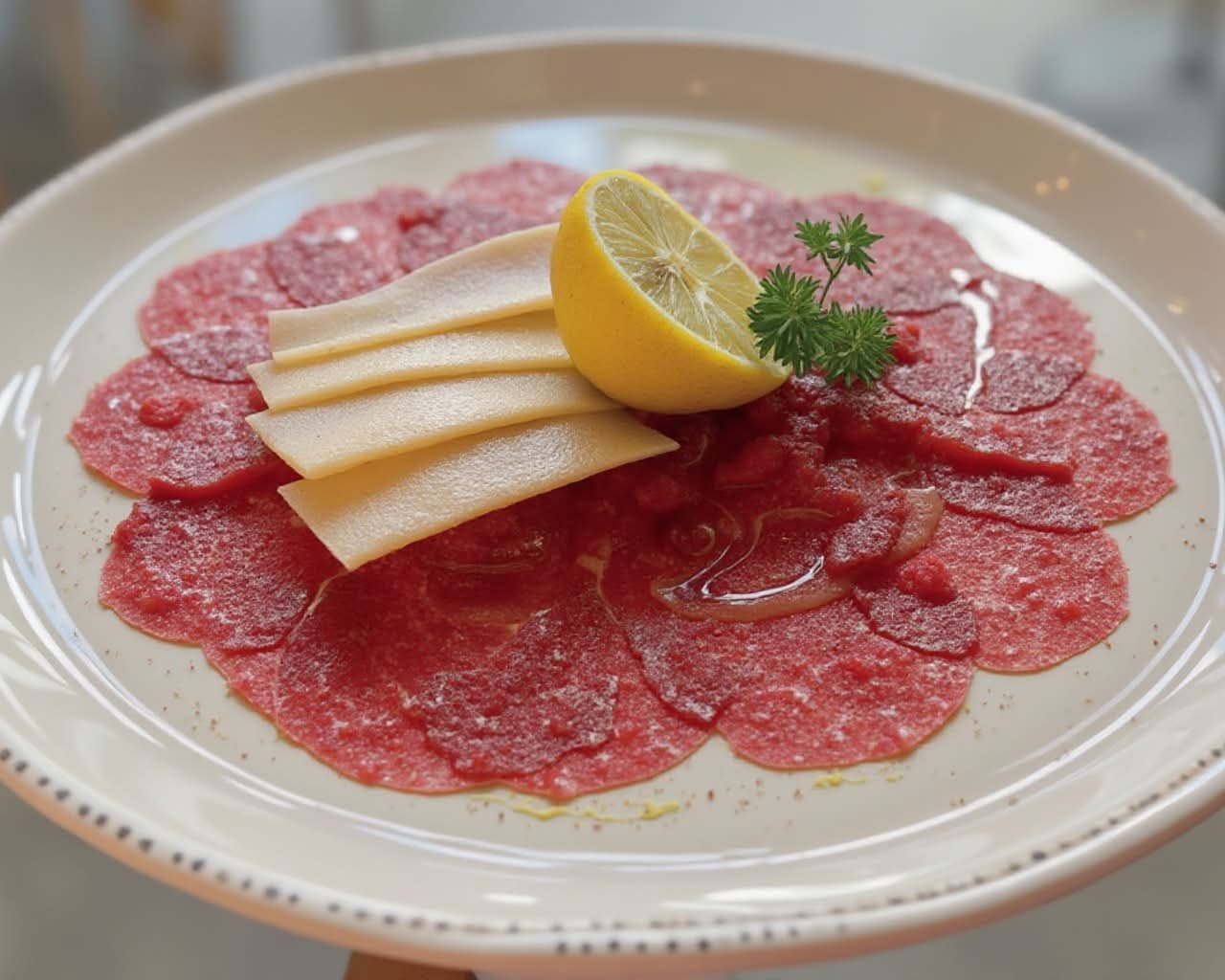 2 Beef Carpaccio.