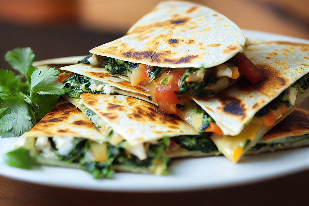 Veggies Quesadillas.