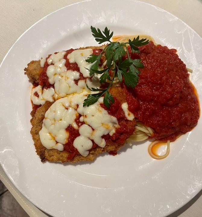 Veal Parmigiana.