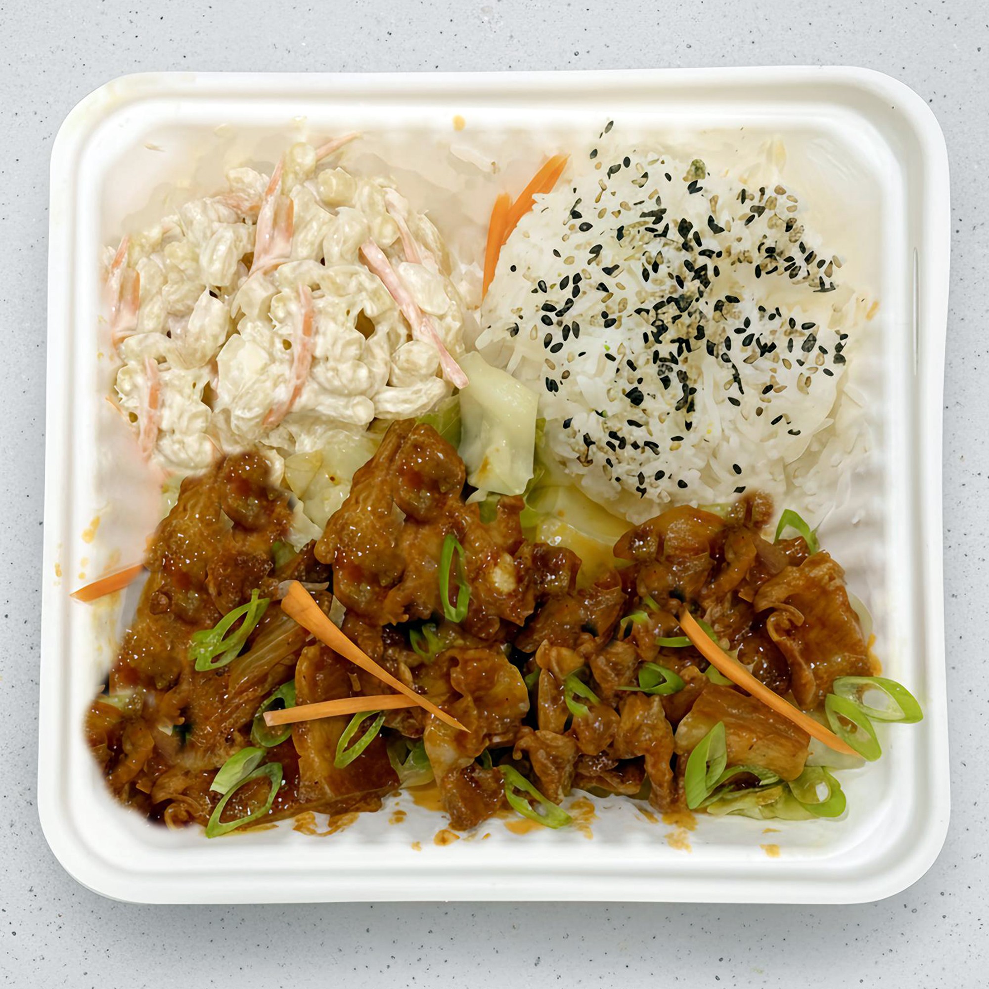 Pork Bulgogi Rice Plate (Spicy).