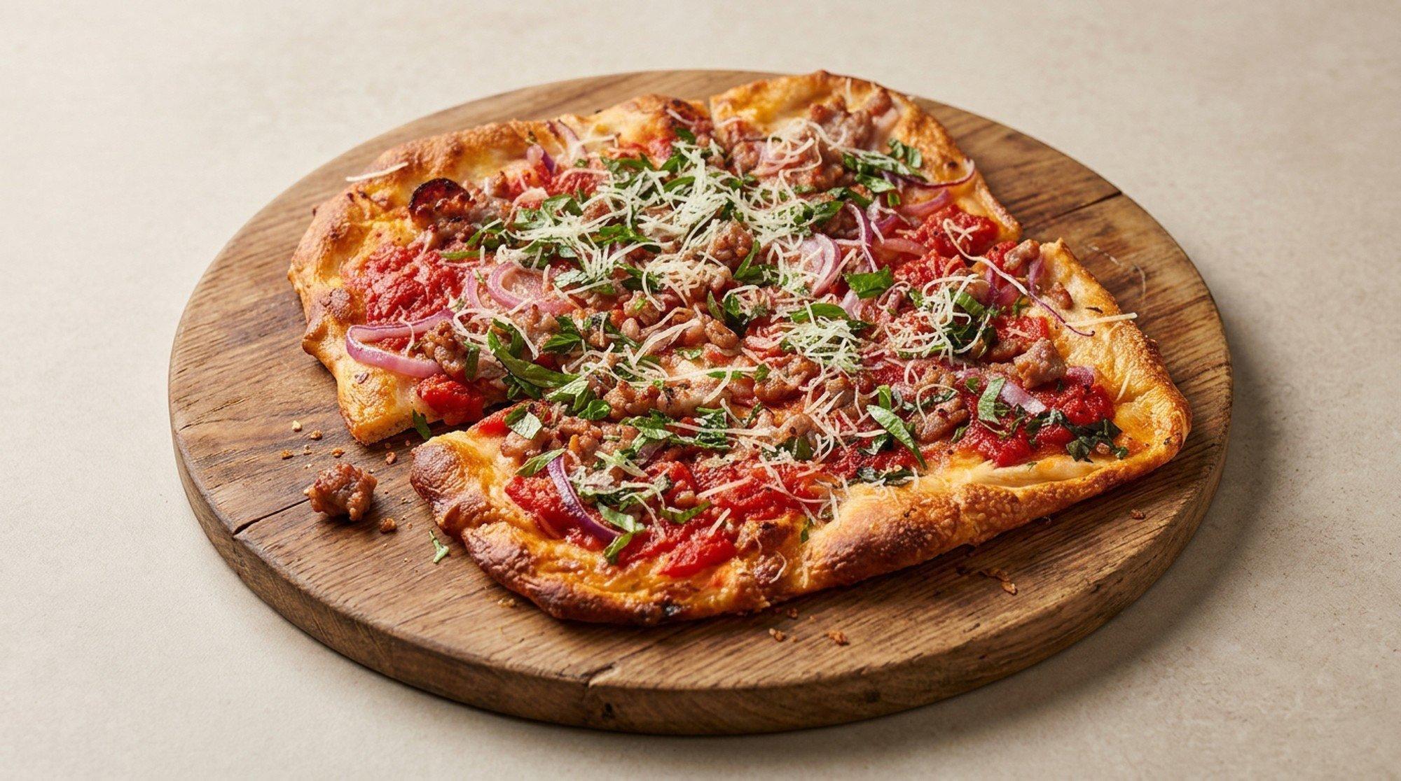 Tony's Old World Thin Crust Square.
