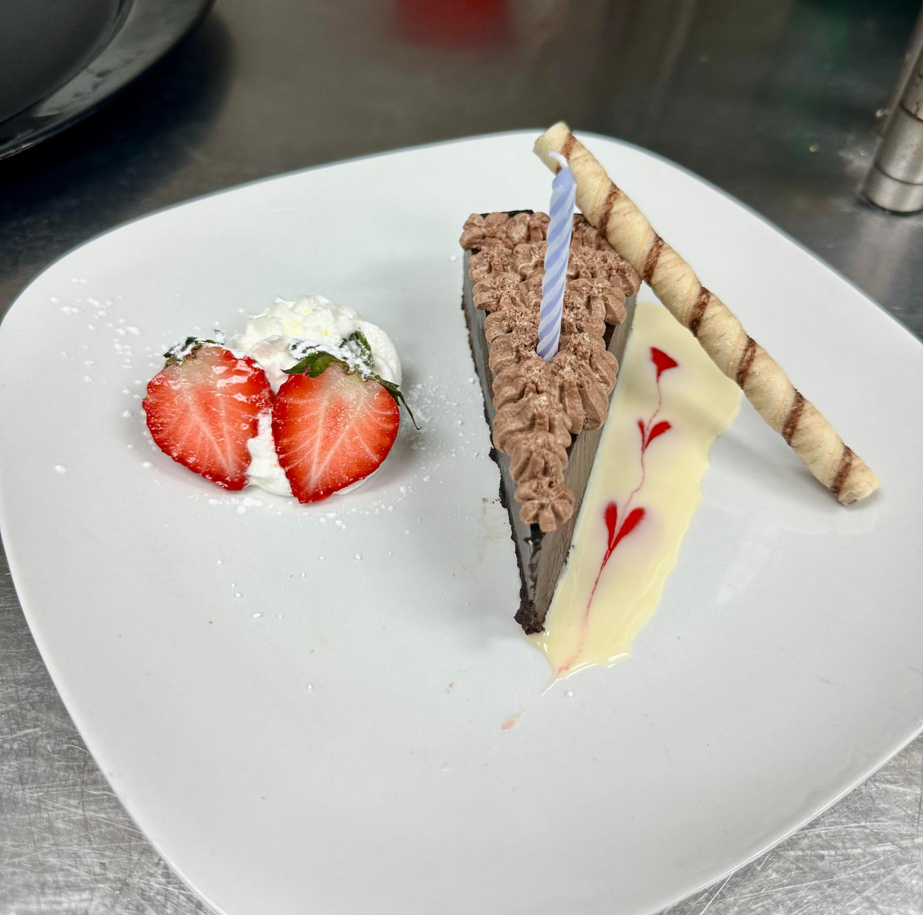 Flourless Chocolate Cake.