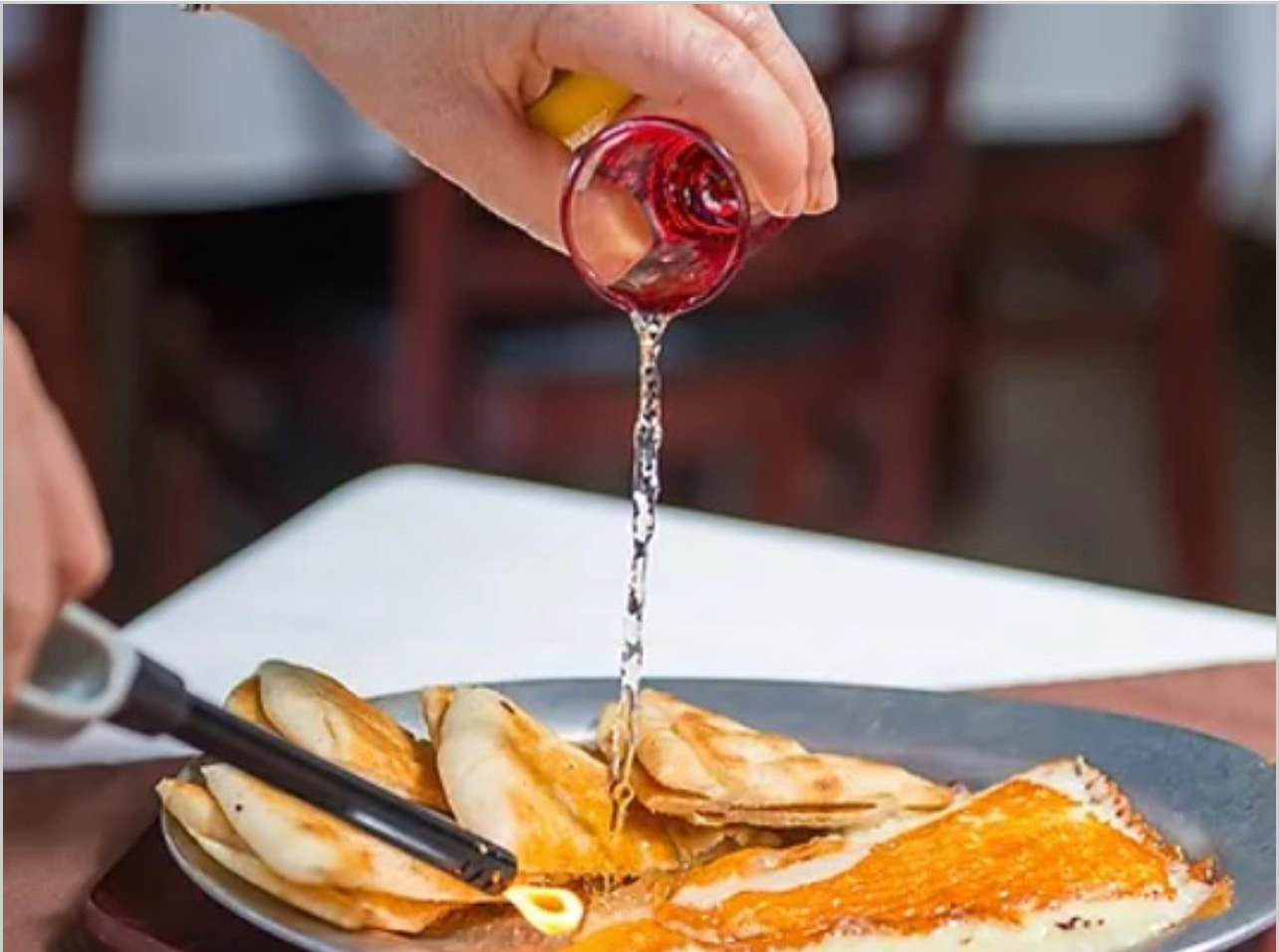 Saganaki.