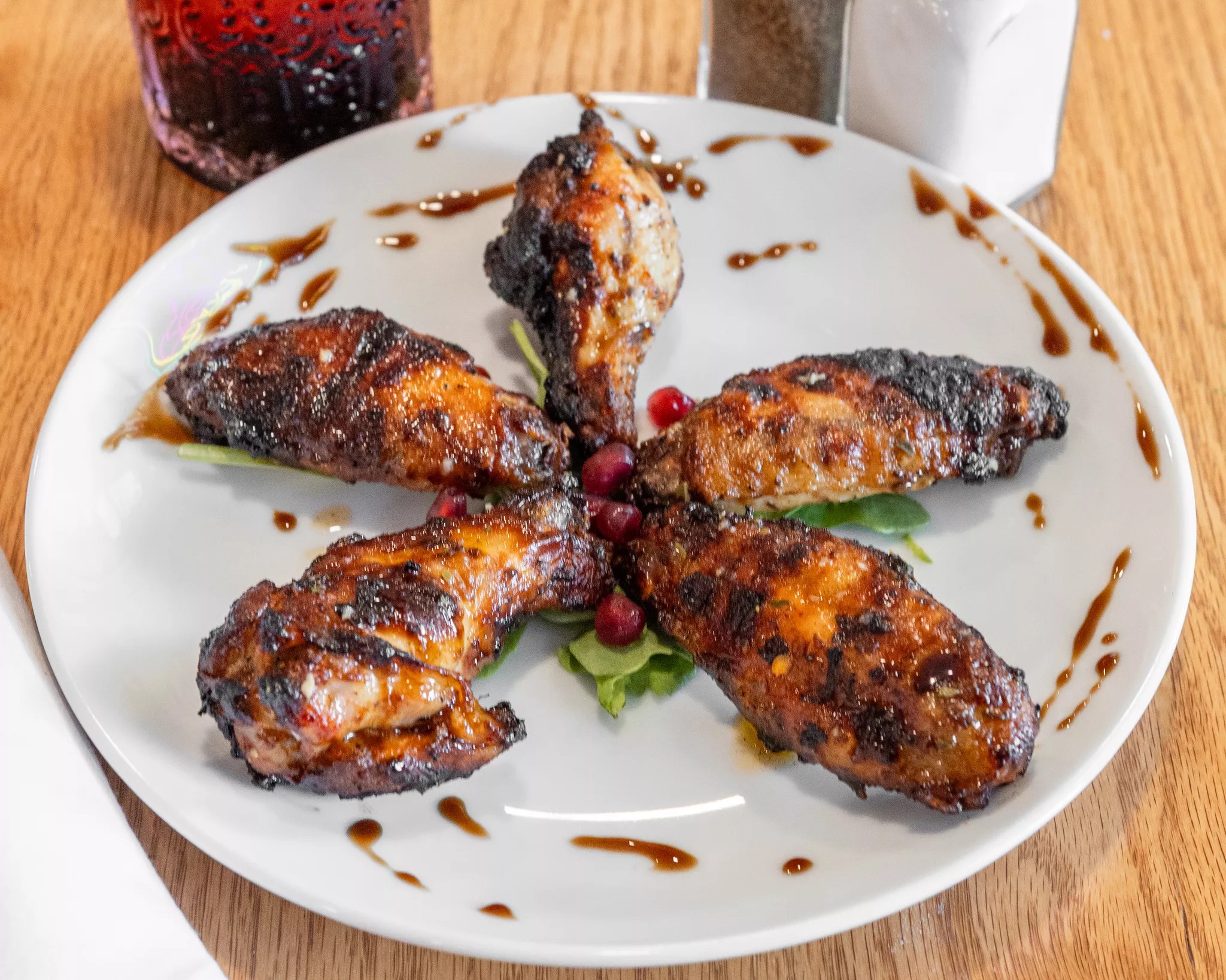 Mediterranean-Style Grilled Wings.
