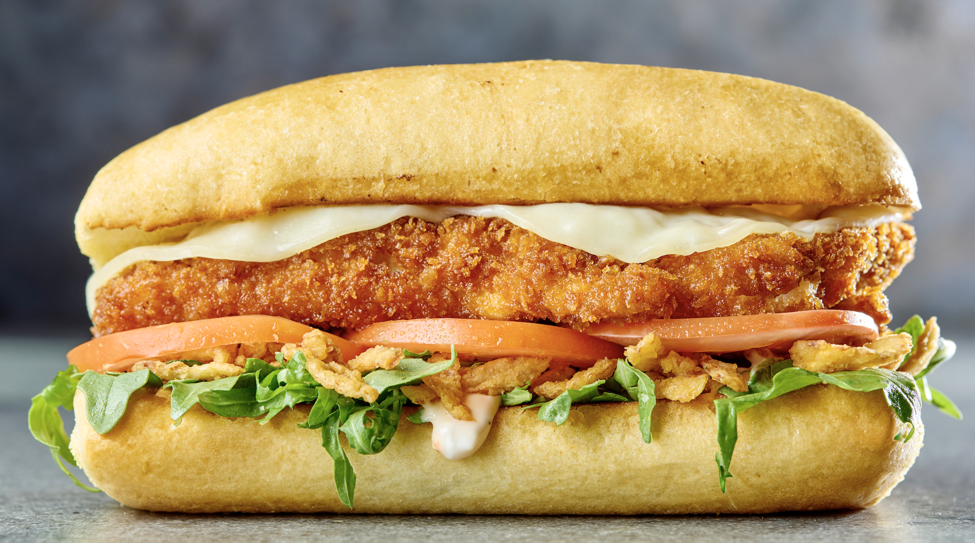 Chicken Schnitzel Sandwich.