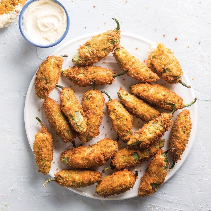Cajun Crab Stuffed Jalapenos.