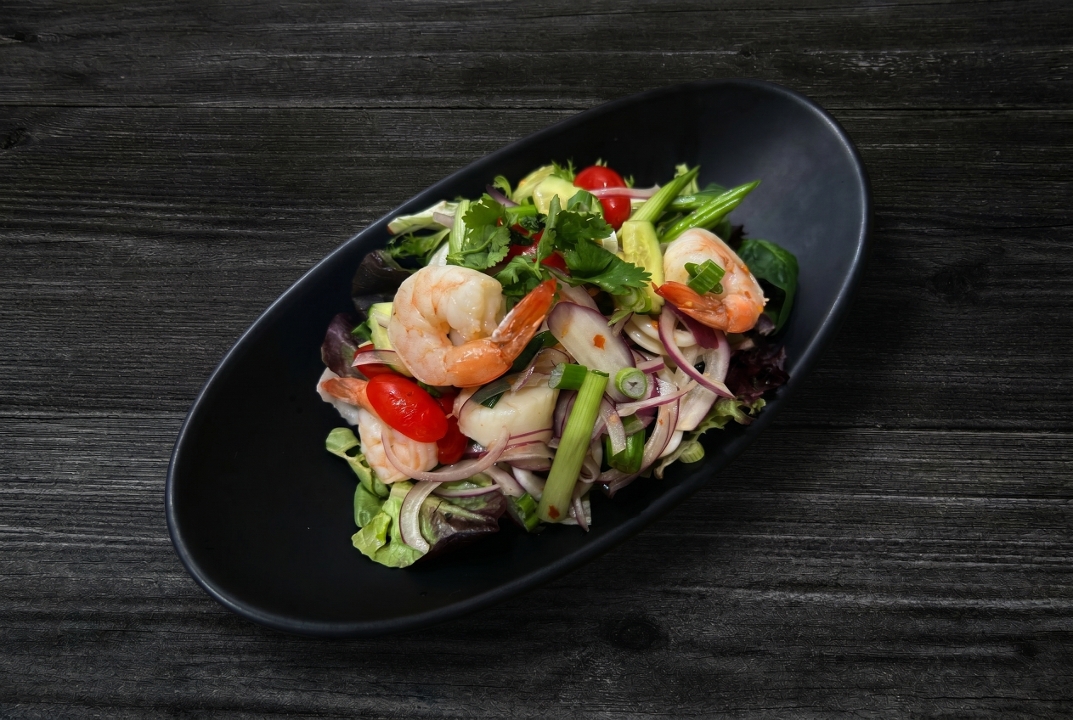 Thai ceviche seafood.